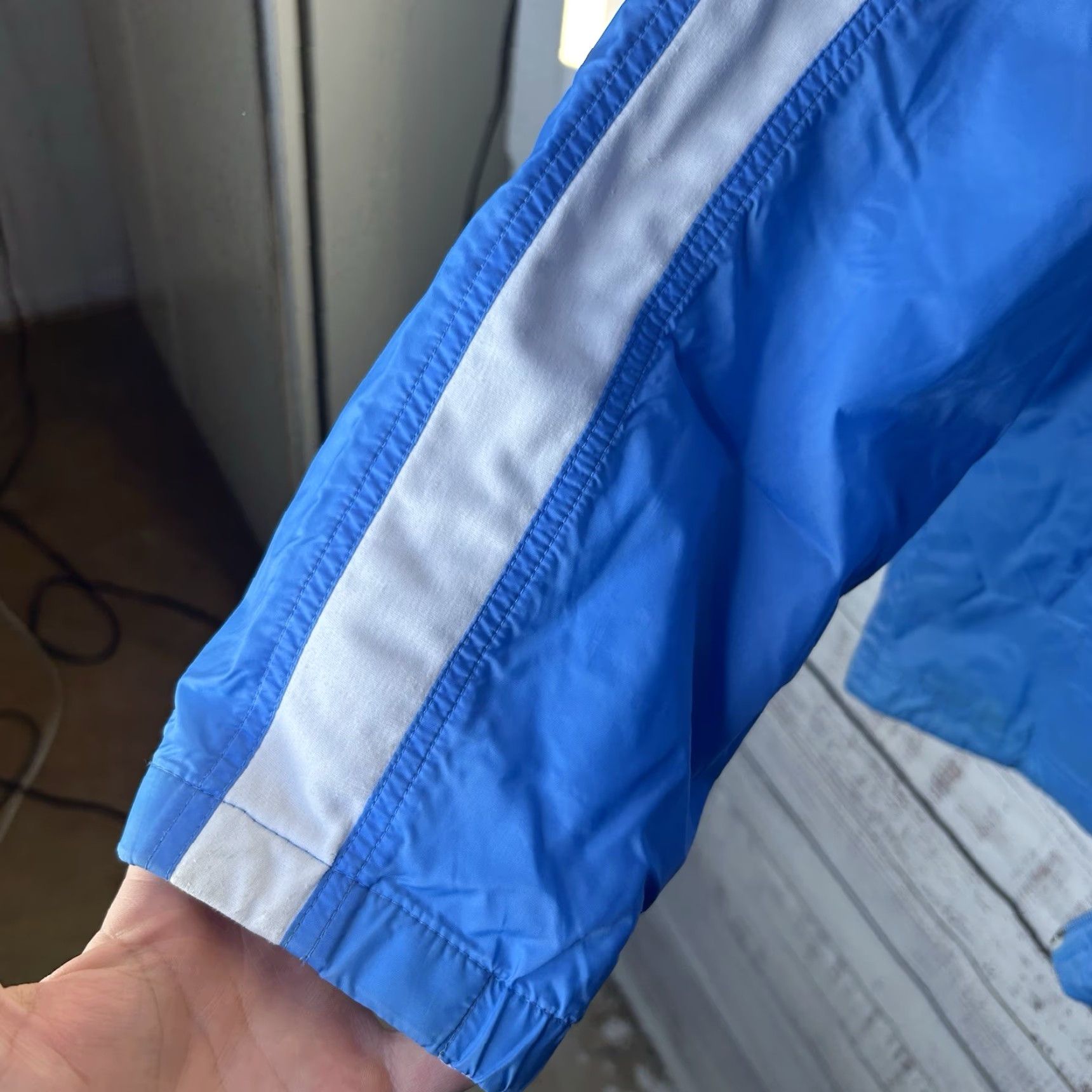 Nike VINTAGE Nike Reversible Jacket Track Coaches Carolina Blue White Oversized Large Size US L / EU 52-54 / 3 - 2 Thumbnail