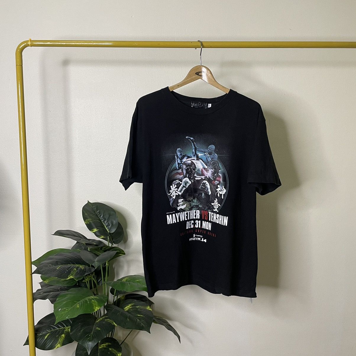 Rap Tees × Vintage Y2K Floyd Maywheather vs Tenshin Nasukawa Fight Promo Tee Size US L / EU 52-54 / 3 - 1 Thumbnail