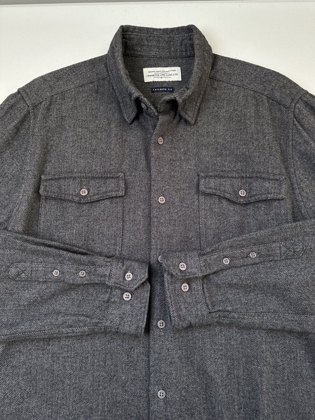 Barbour Barbour International Flannel Shirt Button Up Size US M / EU 48-50 / 2 - 6 Thumbnail
