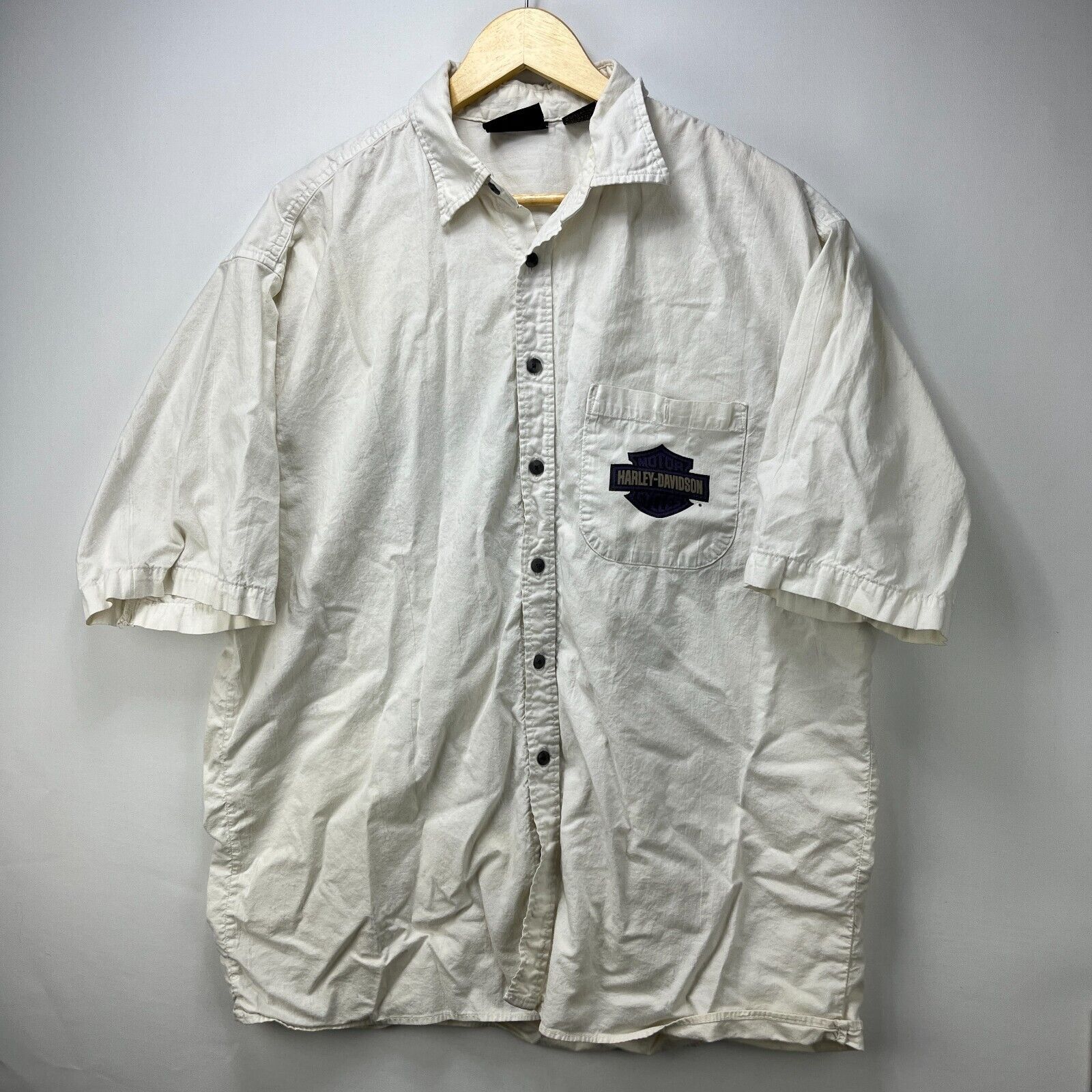 Vintage Vintage '90s Harley-Davidson Eagle Button-Up Shirt XL Size US XL / EU 56 / 4 - 1 Thumbnail