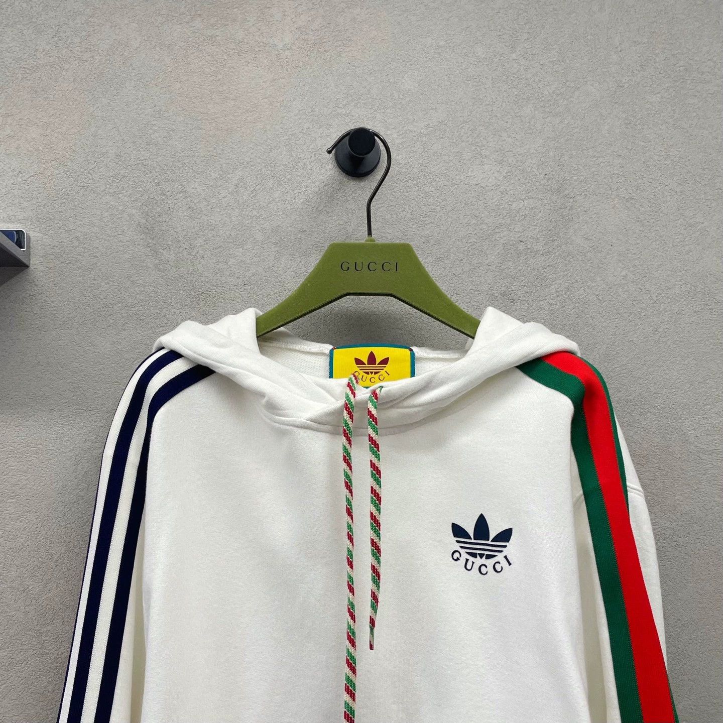 Gucci gucci x adidas white hooded sweatshirt Size US XS / EU 42 / 0 - 4 Thumbnail