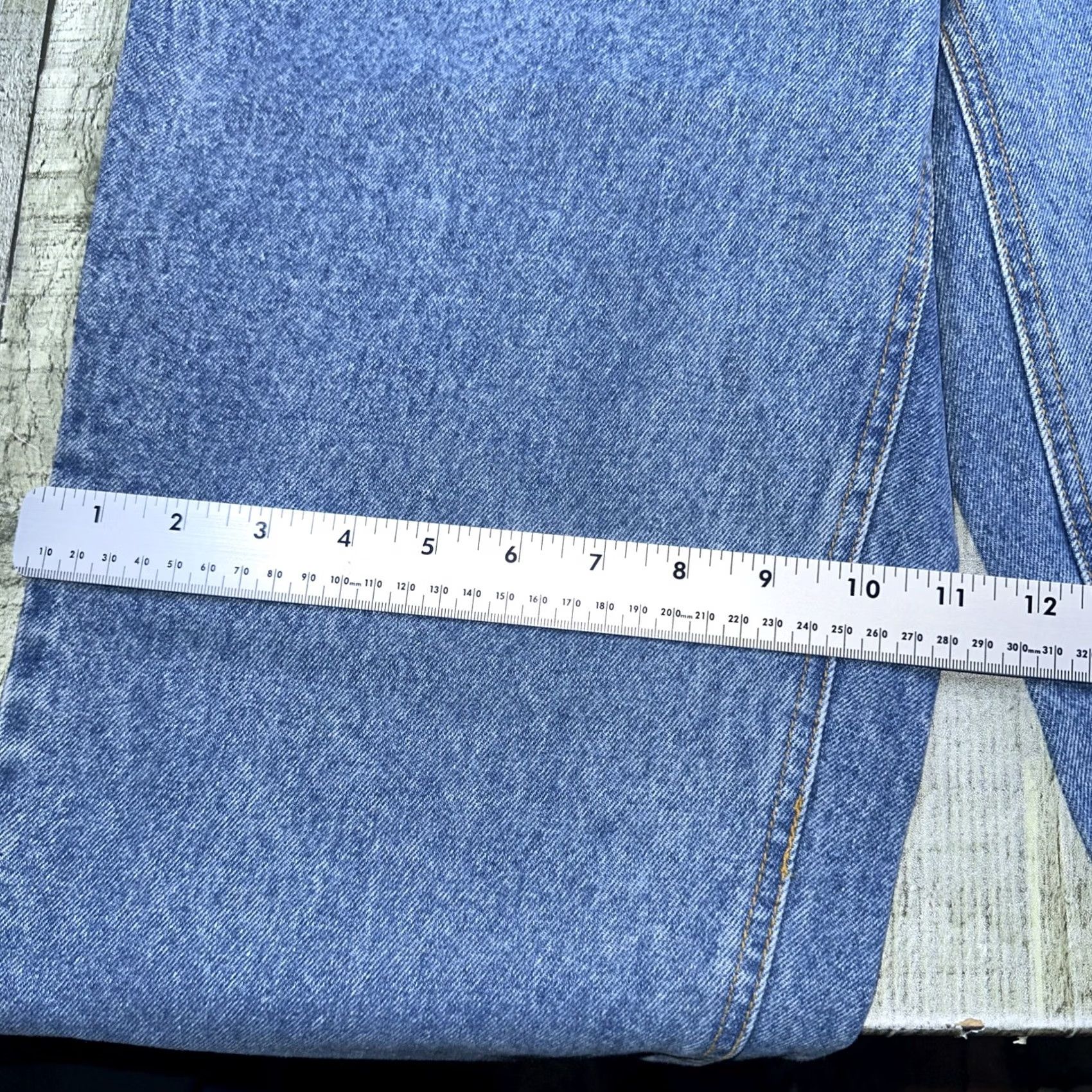 Vintage VINTAGE 90’s MGR Jeans Wide-Leg Taper Mens 34 Blue 32in 90s Deadstock Size US 34 / EU 50 - 5 Thumbnail