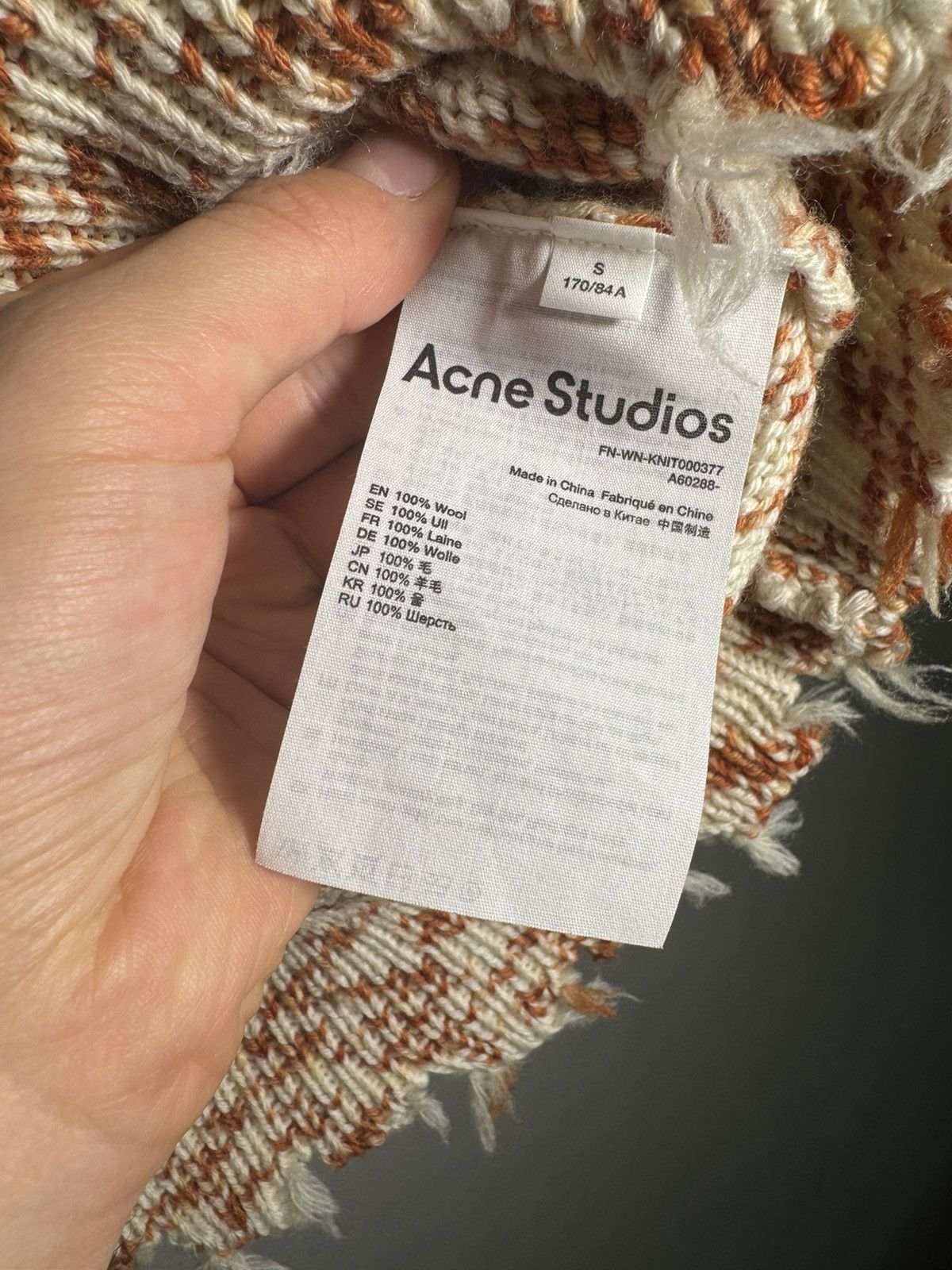 Acne Studios × Designer Acne studios sweater rare grail Size US M / EU 48-50 / 2 - 5 Thumbnail