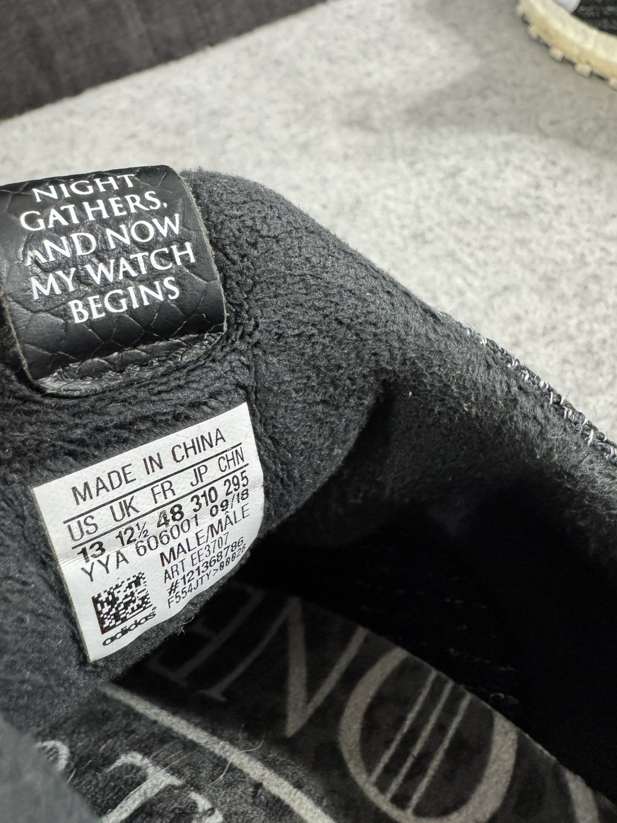 Adidas Adidas Ultraboost 4.0 Game Of Thrones Nights Watch 48 run Size US 13 / EU 46 - 12 Thumbnail