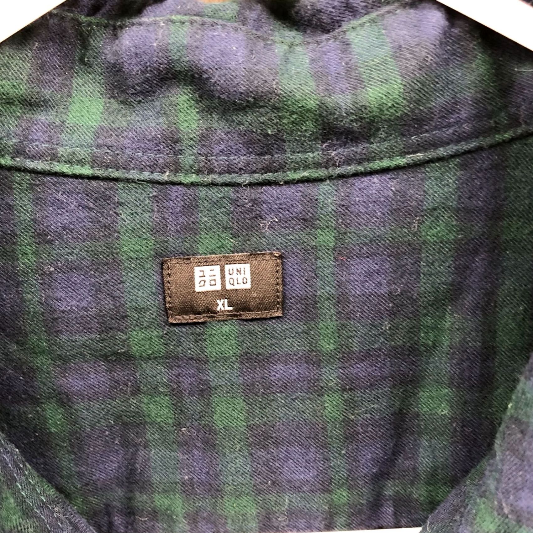 Uniqlo Uniqlo Flannel Shirt Mens XL Cotton Blackwatch Plaid Tartan Long Sleeve Size US XL / EU 56 / 4 - 5 Thumbnail