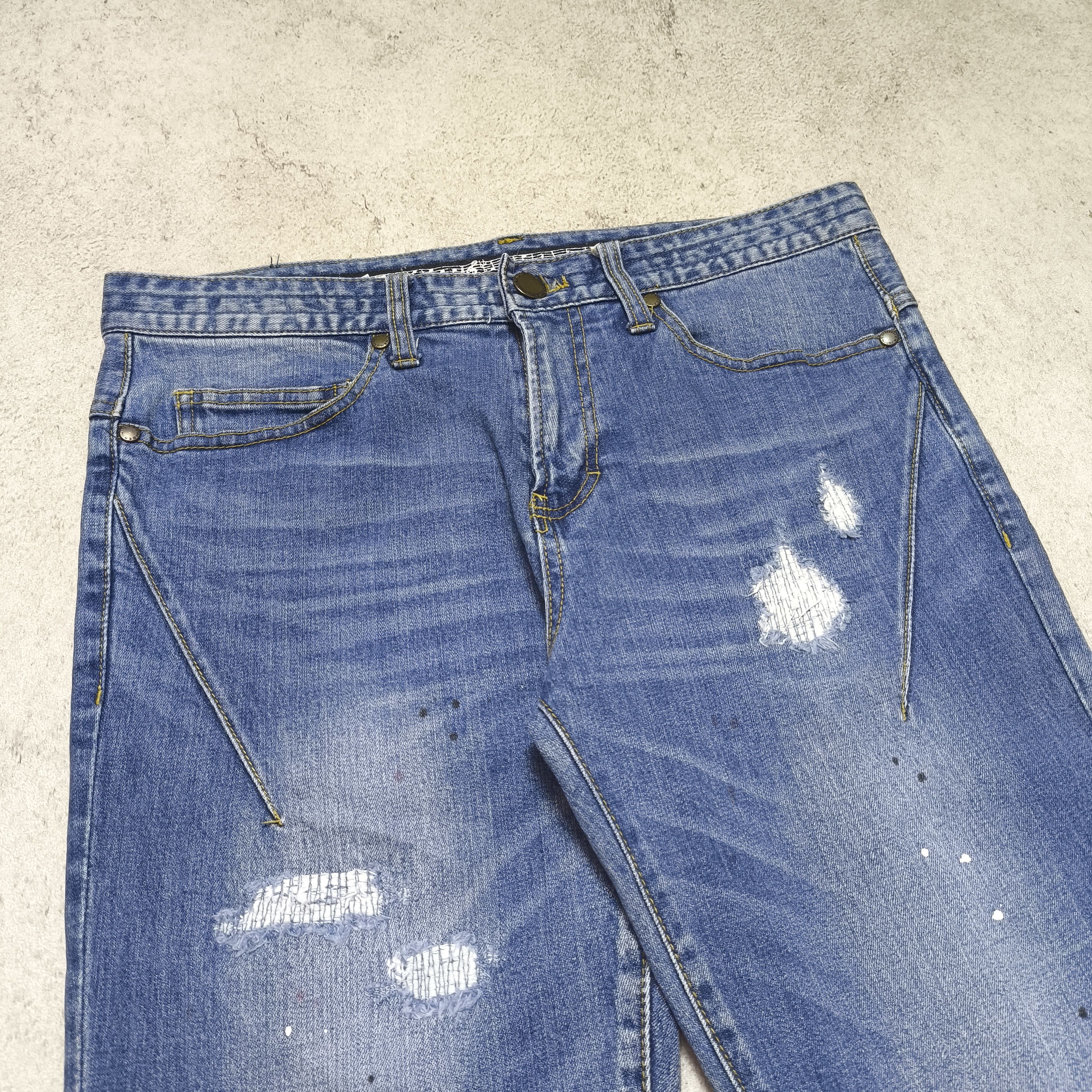 Number (N)ine Number Nine x Loveless Guild Prime Denim Pants Size US 30 / EU 46 - 6 Thumbnail