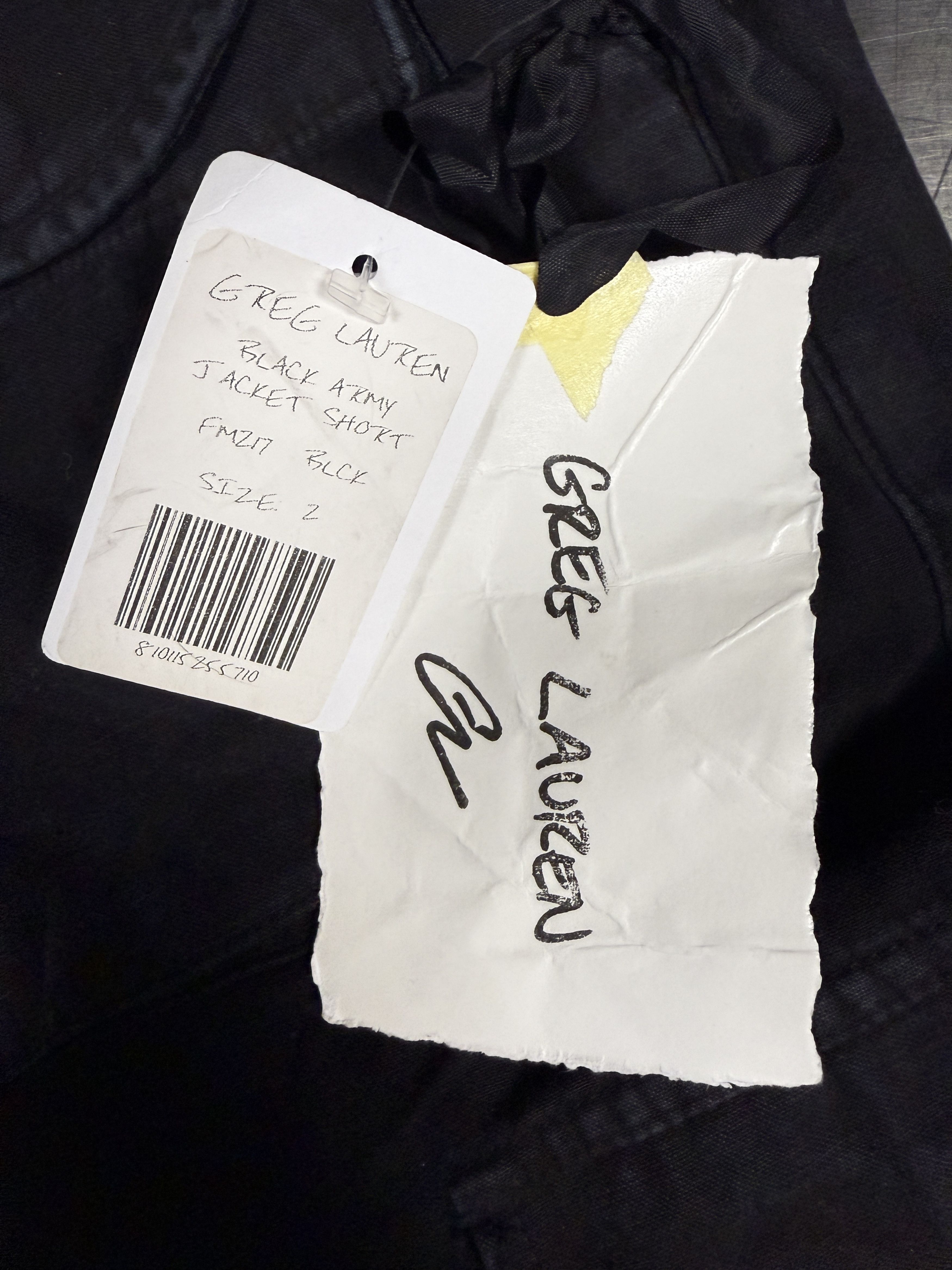 Greg Lauren $1000 Greg Lauren Black Army Jacket Shorts Size US 32 / EU 48 - 6 Thumbnail