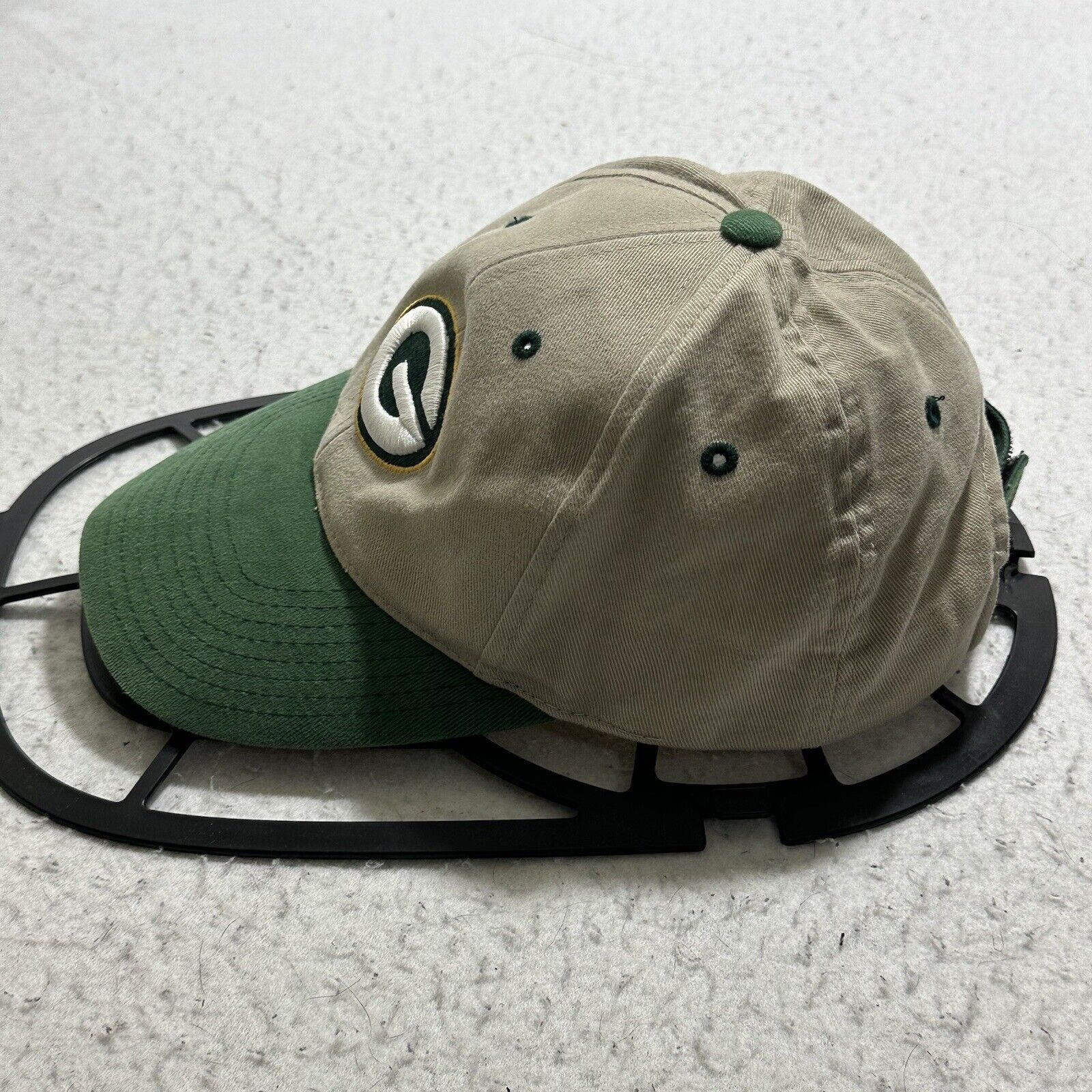 NFL NFL Green Bay Packers Baseball Cap Green Hat Beige Size ONE SIZE - 3 Thumbnail