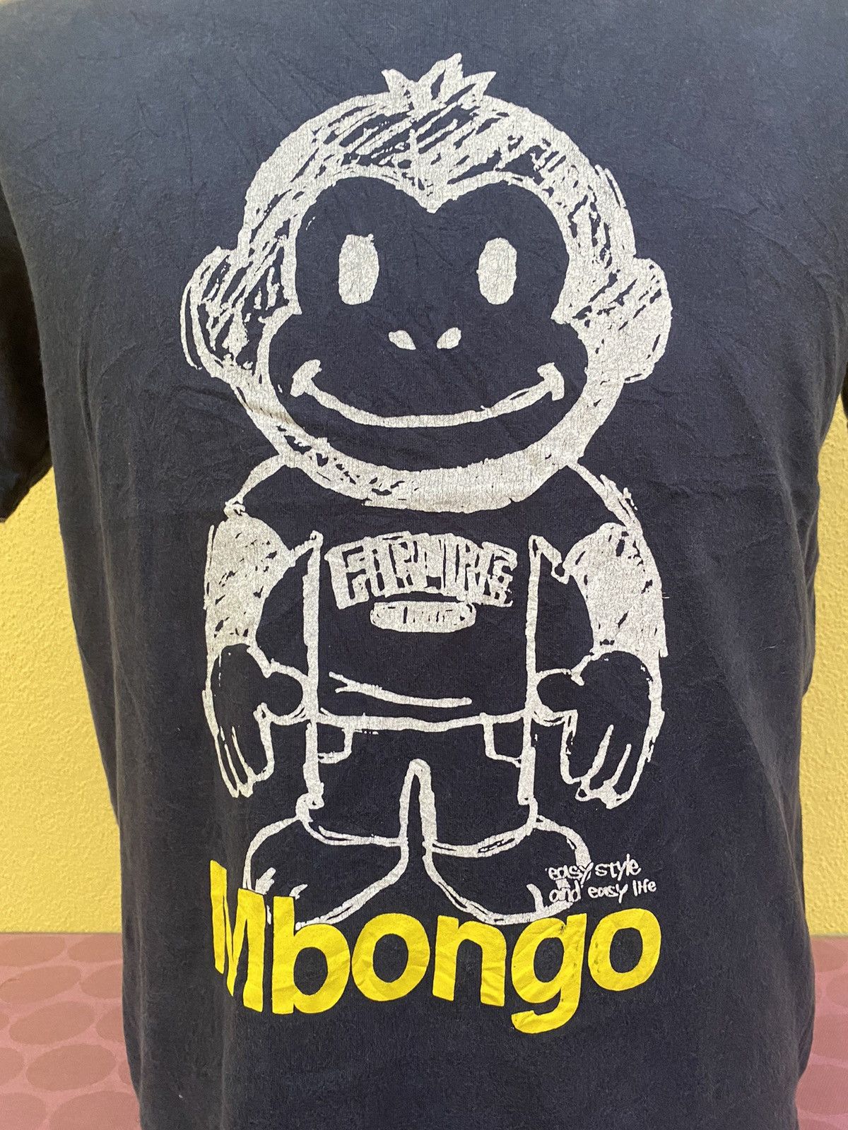 Japanese Brand × Vintage Vintage Mbongo Monkey Characters Tee Size US L / EU 52-54 / 3 - 2 Thumbnail