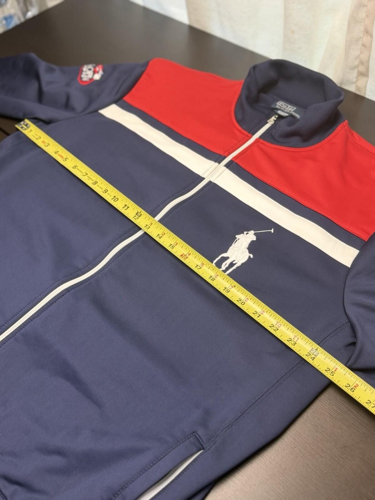Polo Ralph Lauren Polo Ralph Lauren Men’s XXL Track Jacket Full Zip Navy Red Size US XXL / EU 58 / 5 - 6 Thumbnail