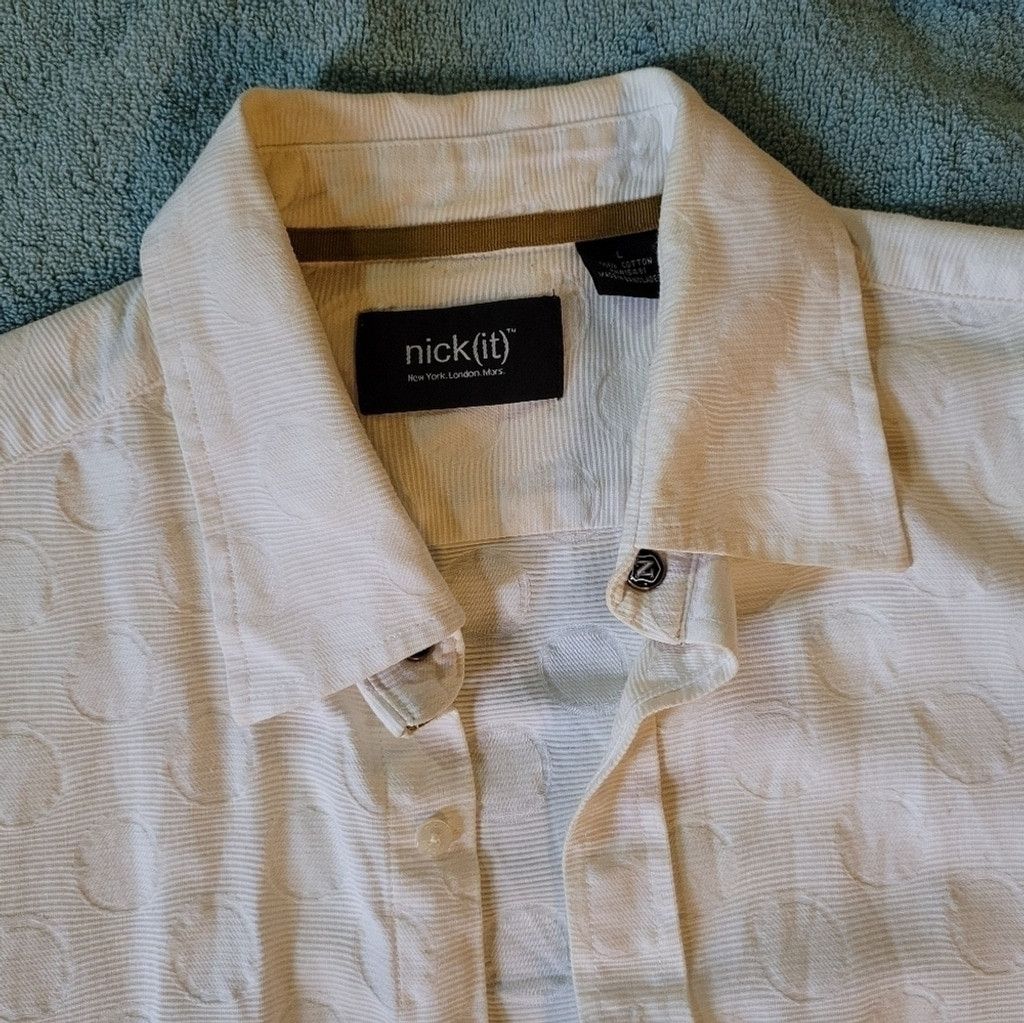 Other nick(it) Mens Casual Button Up Shirt. Size Large. Size US L / EU 52-54 / 3 - 6 Thumbnail