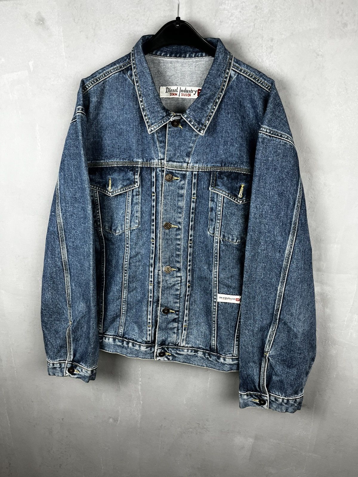 Diesel × Vintage Diesel denim jacket vintage 90s hype Size US L / EU 52-54 / 3 - 5 Thumbnail