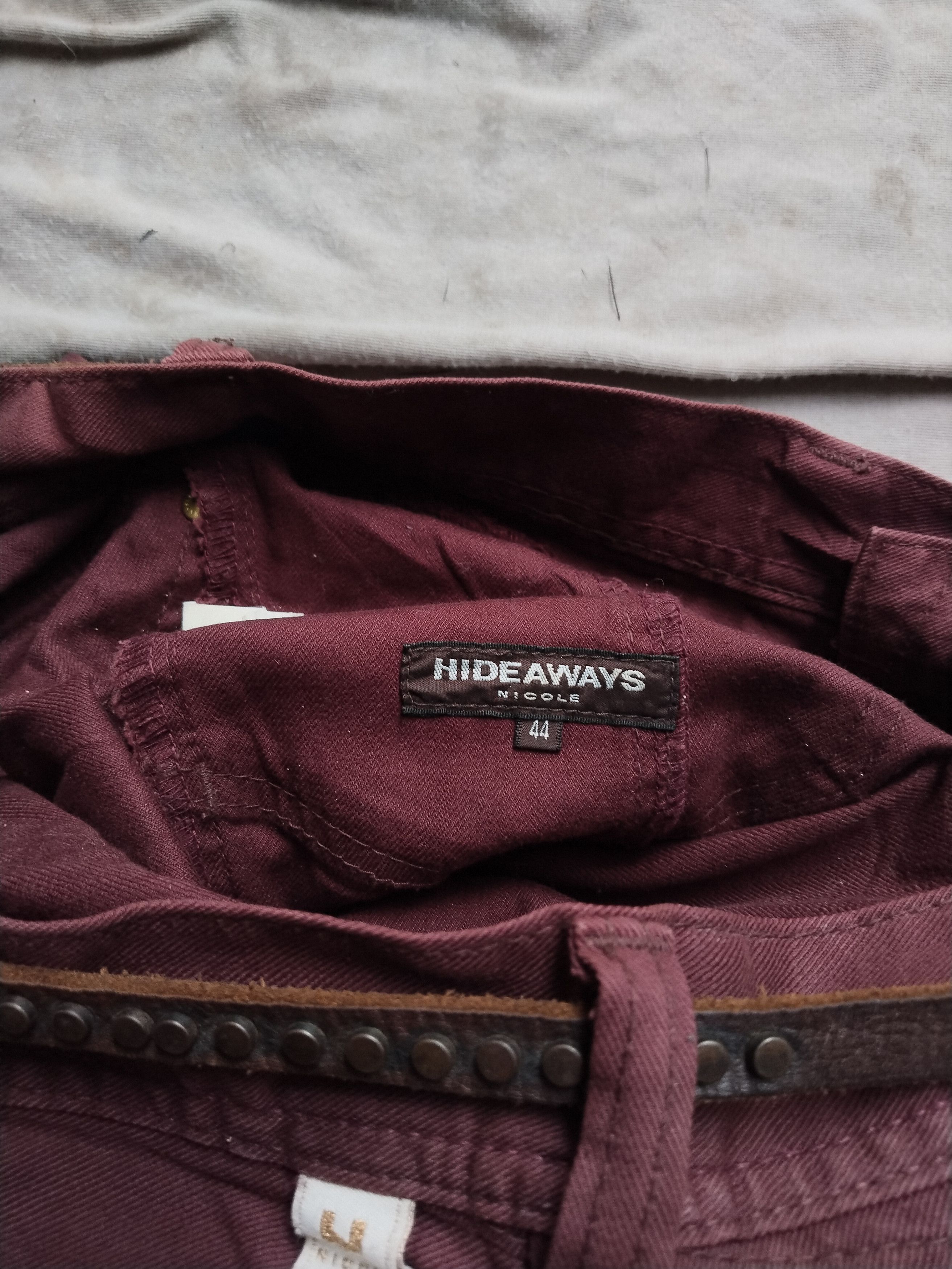 HIDEAWAYS × If Six Was Nine × Le Grande Bleu (L.G.B.) Hideaways NCFM maroon jean Size US 32 / EU 48 - 6 Thumbnail