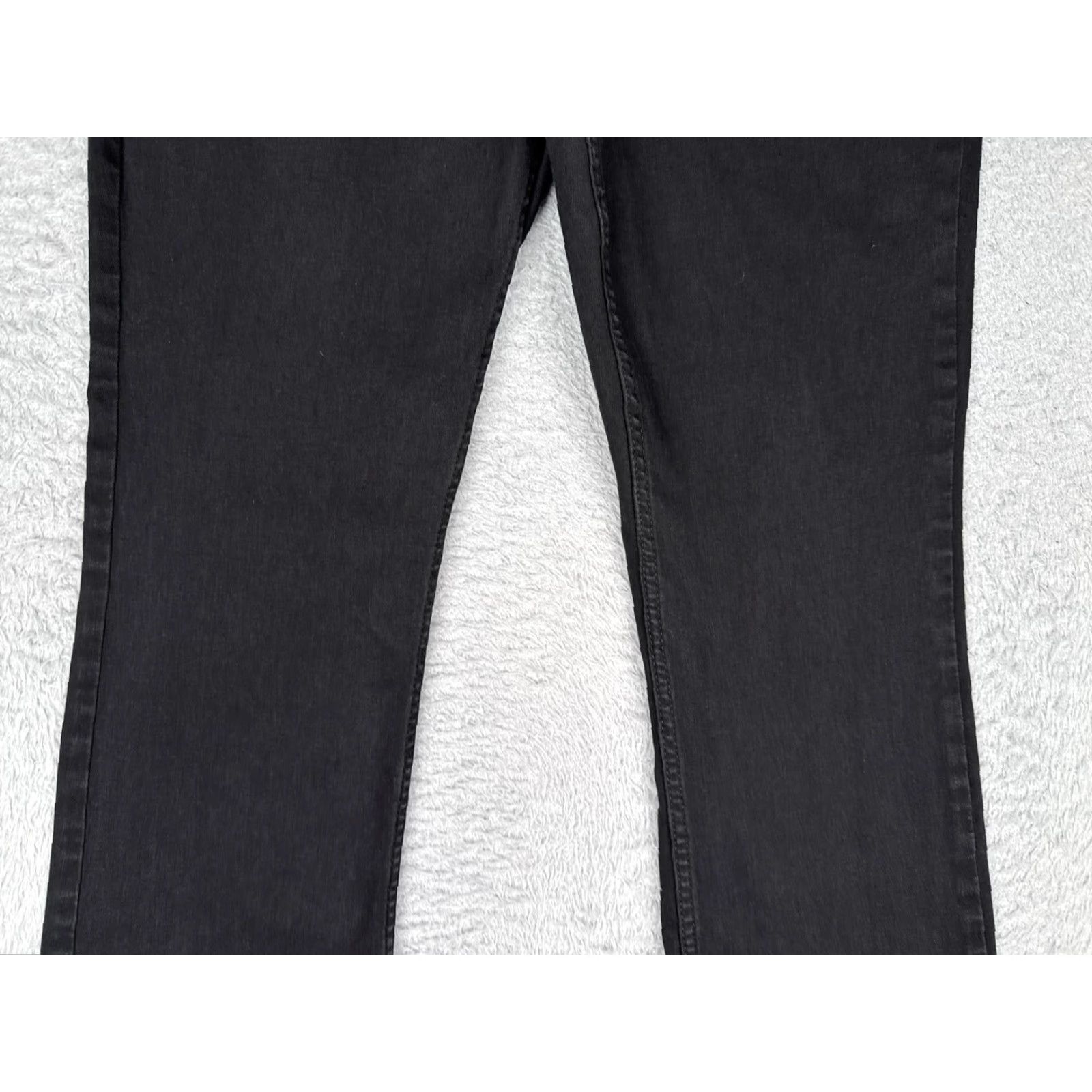 Lee Lee Jeans Women Bootcut Jeans 28x30 Black Regular Denim Pockets Stretch 5-Pocket Style USA Cowboy Vintage No Size 28" / US 6 / IT 42 - 3 Thumbnail