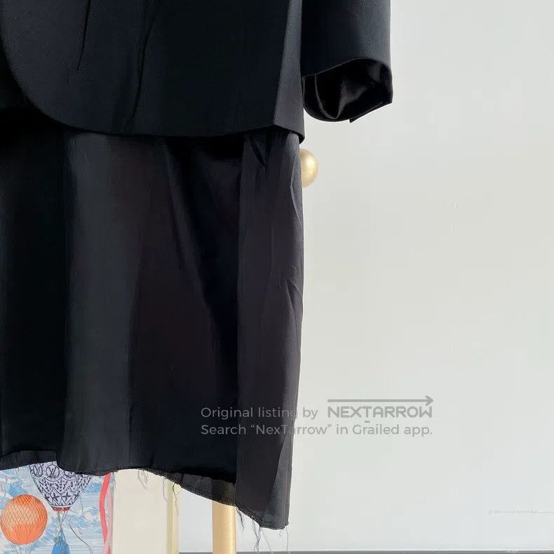 Balenciaga Balenciaga Black Suit Blazer Dress Size XXS / US 00 / IT 34 - 5 Thumbnail
