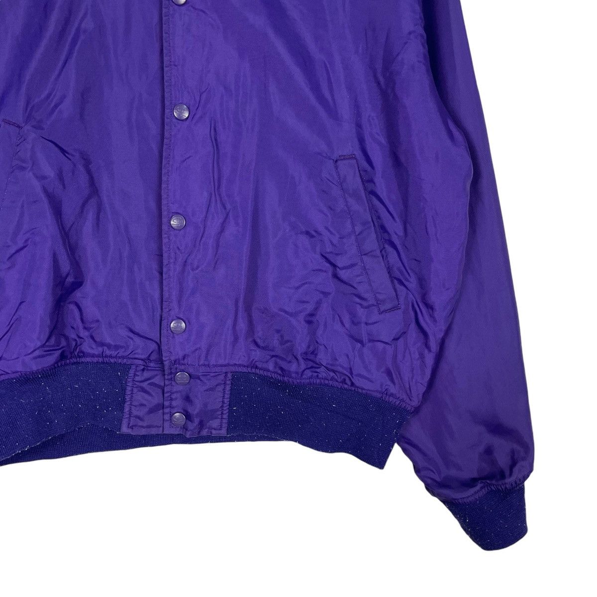 Champion × Vintage 💥70s CHAMPION LIGHT BOMBER SNAP BUTTON Size US L / EU 52-54 / 3 - 4 Thumbnail