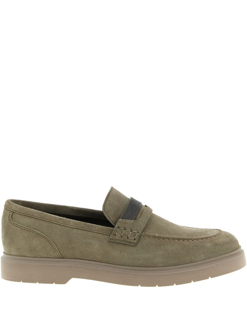 Brunello Cucinelli SUEDE LEATHER LOAFERS Size US 10 / IT 40 - 1 Thumbnail
