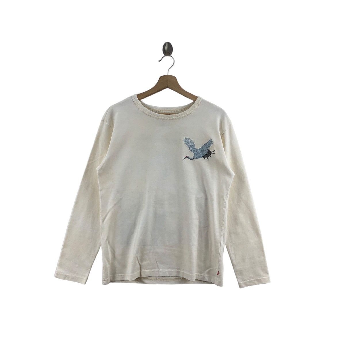 Japanese Brand × Vintage Pick!! Vtg SUKAJAN JAPAN Embroidery Long Sleeve Tshirt Size US M / EU 48-50 / 2 - 2 Thumbnail
