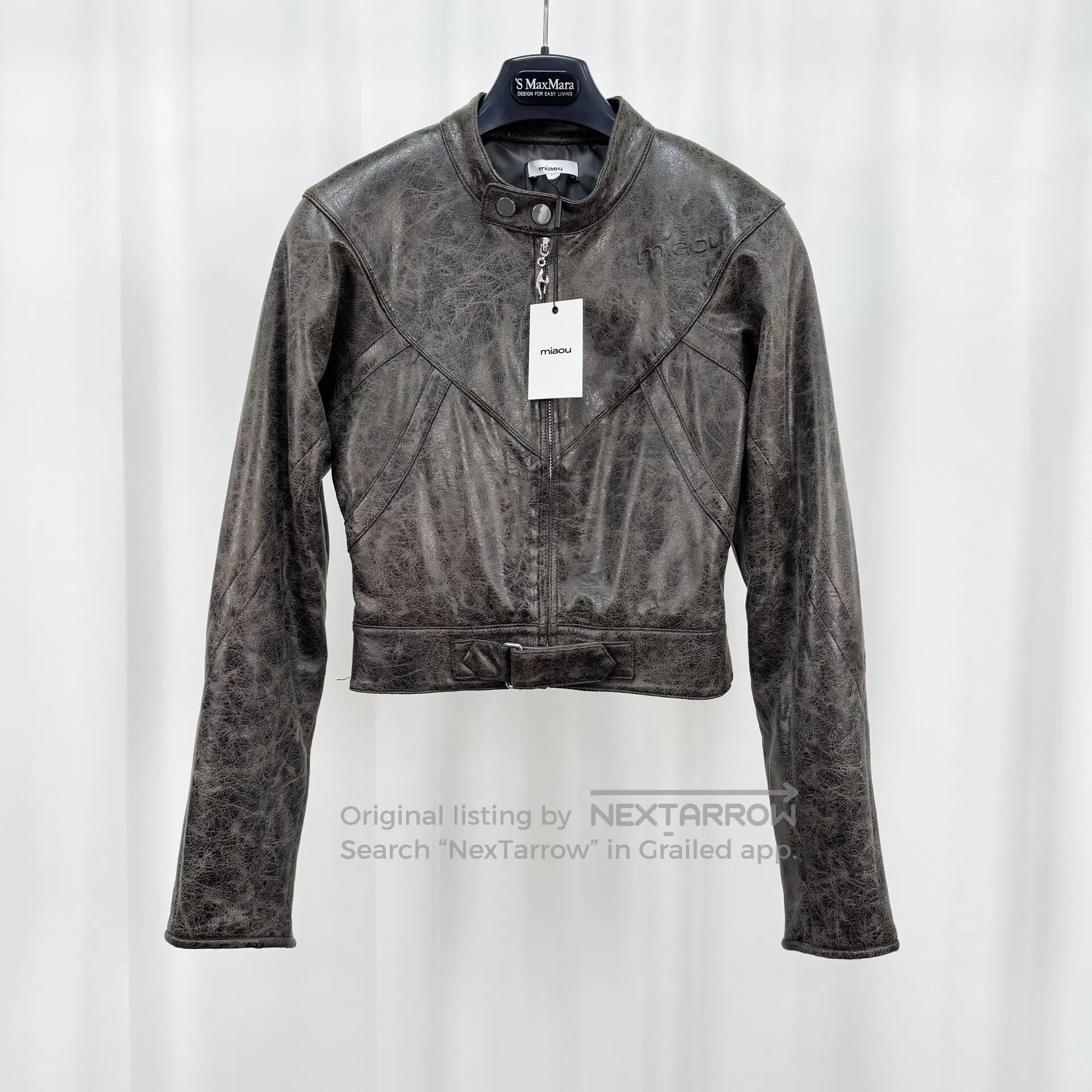 Miaou Kl09962 Distressed Jacket Size Us|I in Gray, Women's (Size Xs) — image 4 of 6