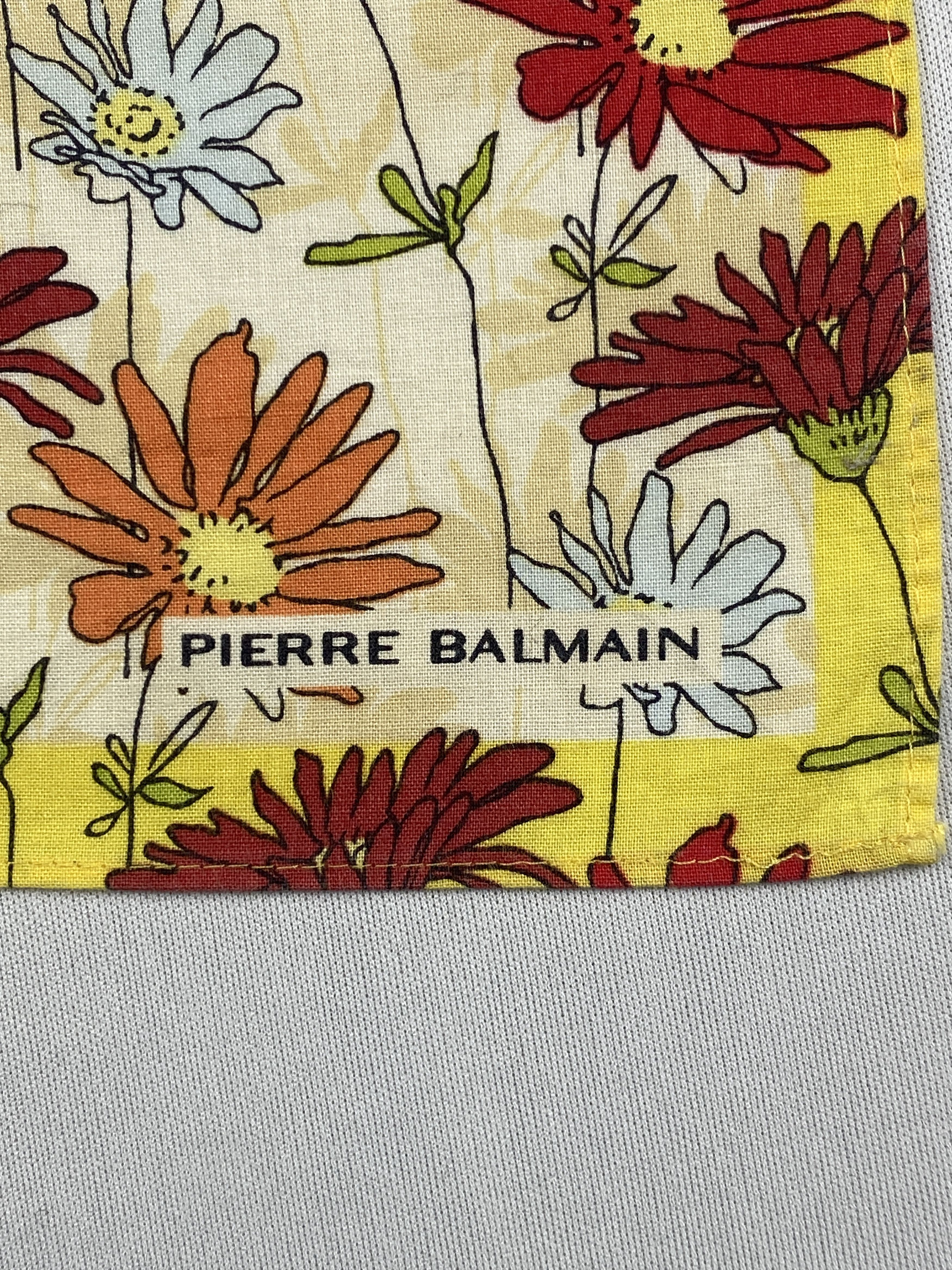 Pierre Balmain Vtg Pierre Balmain Handkerchief Pocket Square Bandana HM0014 Size ONE SIZE - 4 Thumbnail