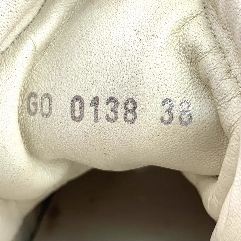 Louis Vuitton Louis Vuitton White logo presbyopic lace-up platform sneak Size US 5.5 / EU 38 - 6 Thumbnail