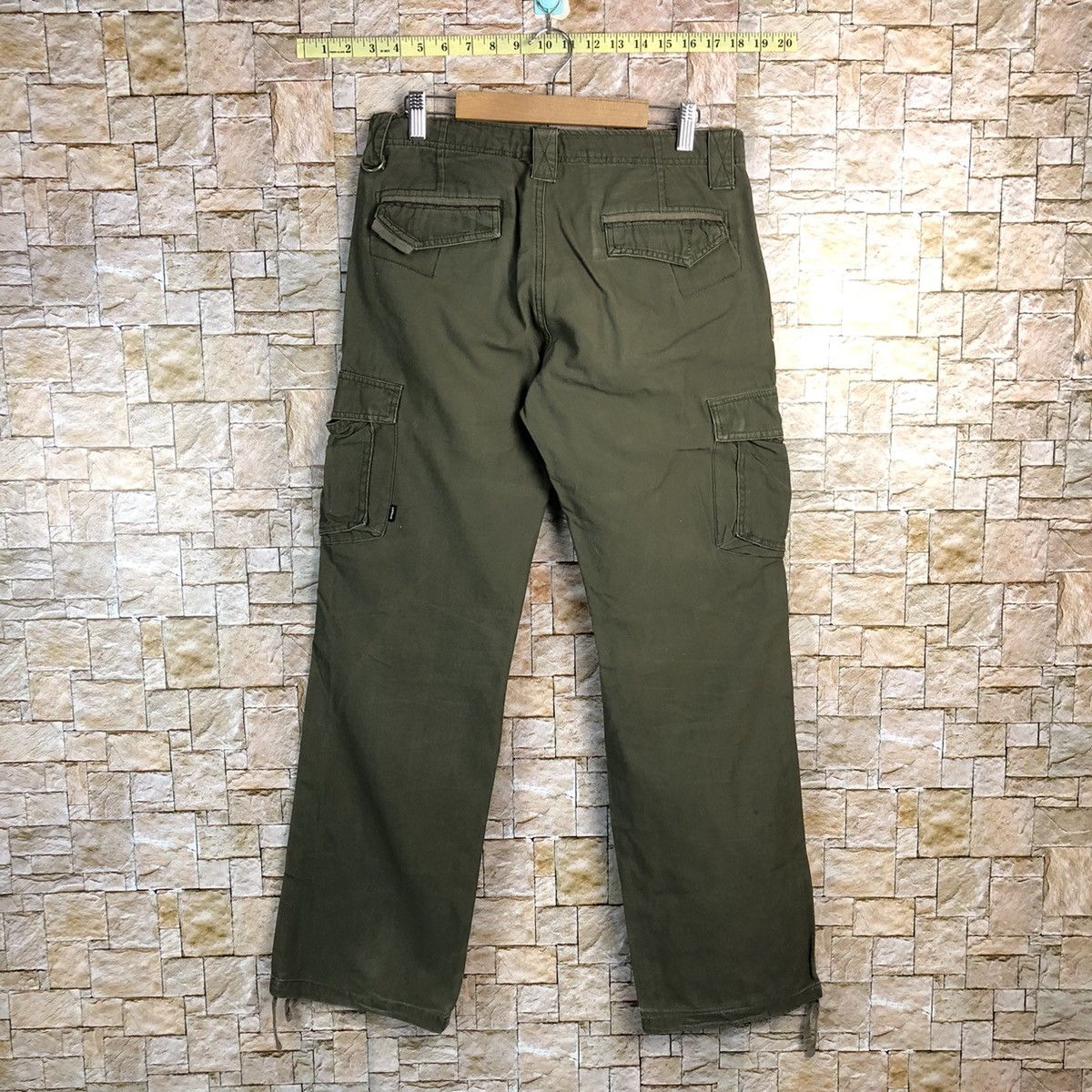 Airwalk Airwalk Green Cargo Multipocket Pants #A158 Size US 29 - 16 Thumbnail