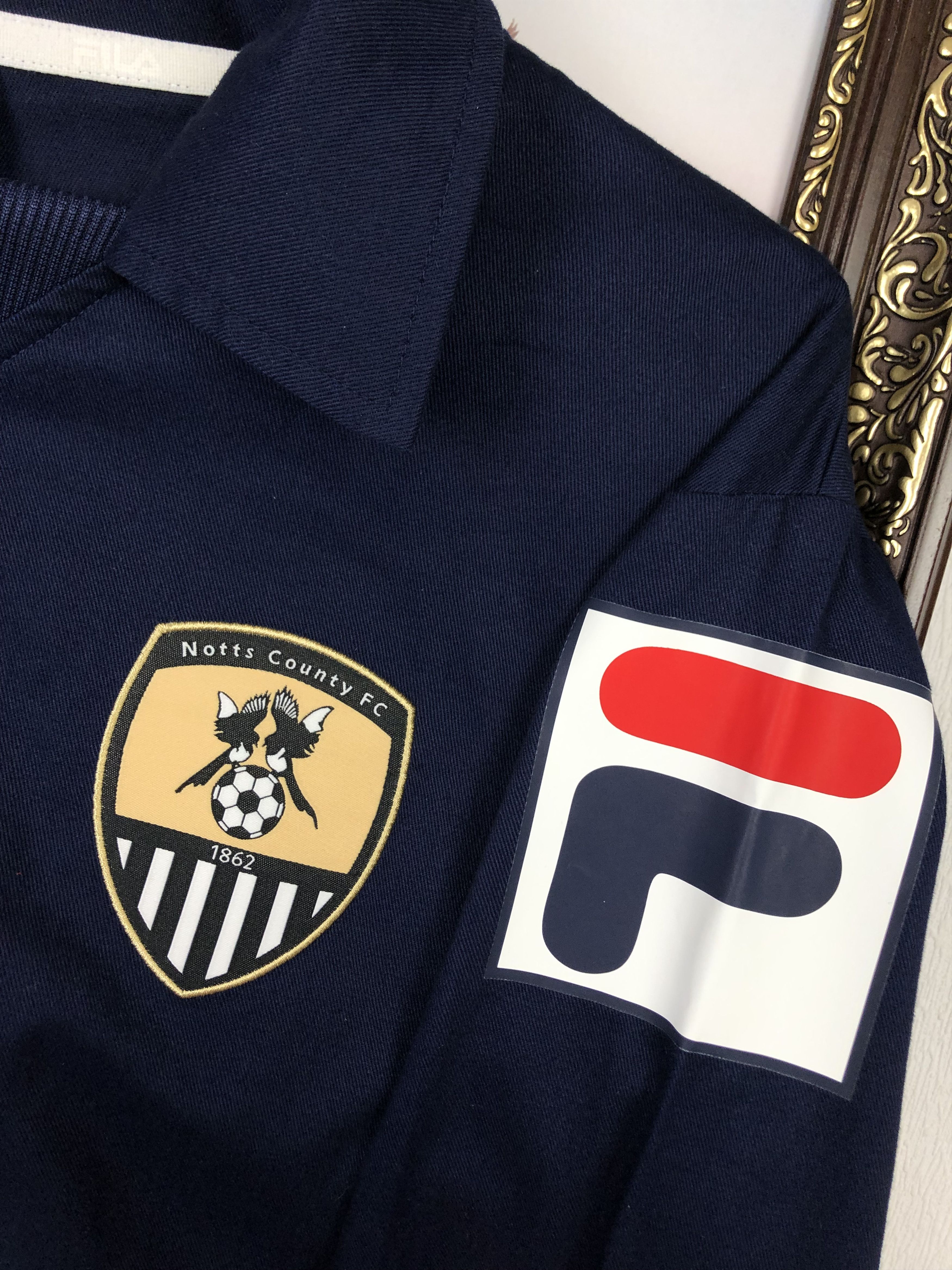Fila Notts County Football Jacket Fila Soccer Track Top Rare Hype Size US S / EU 44-46 / 1 - 3 Thumbnail