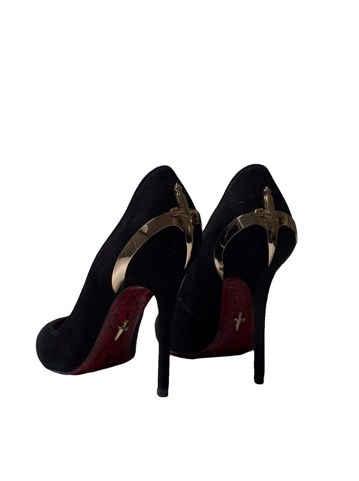 Cesare Paciotti Iconic Rare Lady Blade Dagger Heels