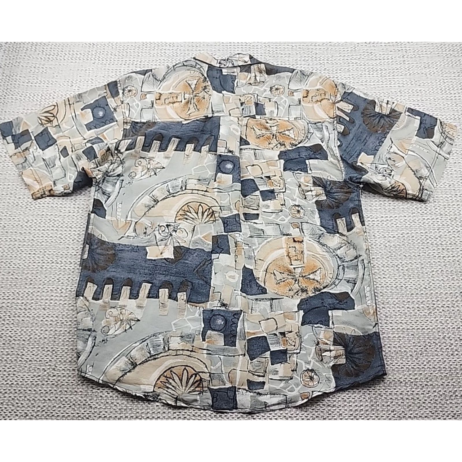 Etro VINTAGE One 800 100% Silk Shirt Mens M Abstract Retro Disco Baggy Culture AOP Size US M / EU 48-50 / 2 - 6 Thumbnail