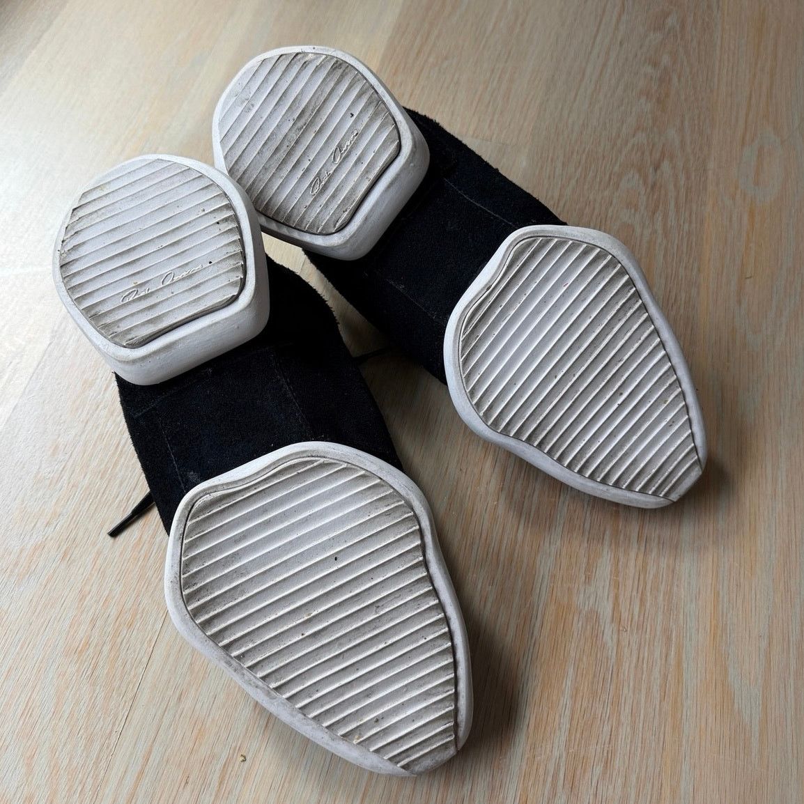 Rick Owens Rick Owens x adidas Black High Top Sneakers Approx US 11 Size US 11 / EU 44 - 7 Thumbnail
