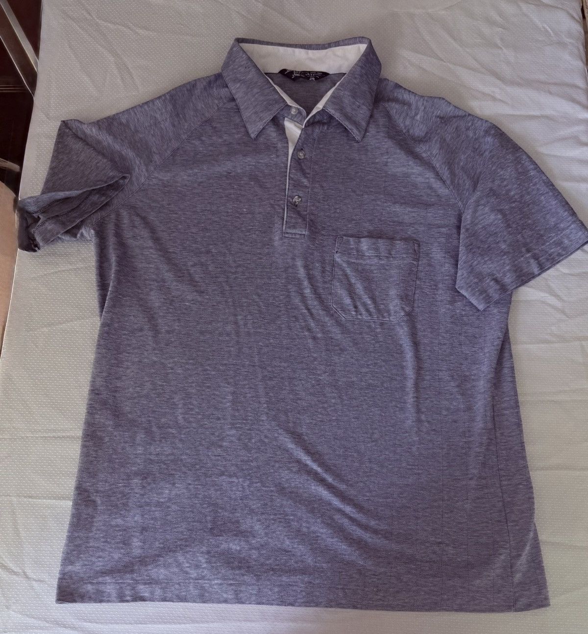 Jantzen Vinyage 70s Jantzen Sea Touch Micro-Stripe Polo Golf Shirt Size US S / EU 44-46 / 1 - 1 Thumbnail