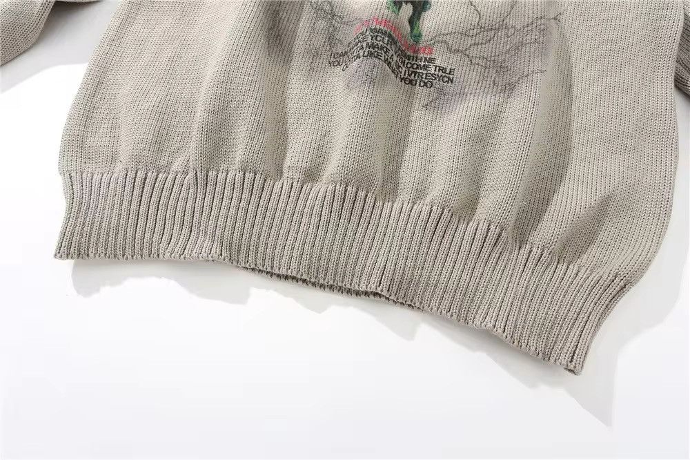 Vintage Streetwear Loose Gothic Sweater Pullover Size US M / EU 48-50 / 2 - 6 Thumbnail