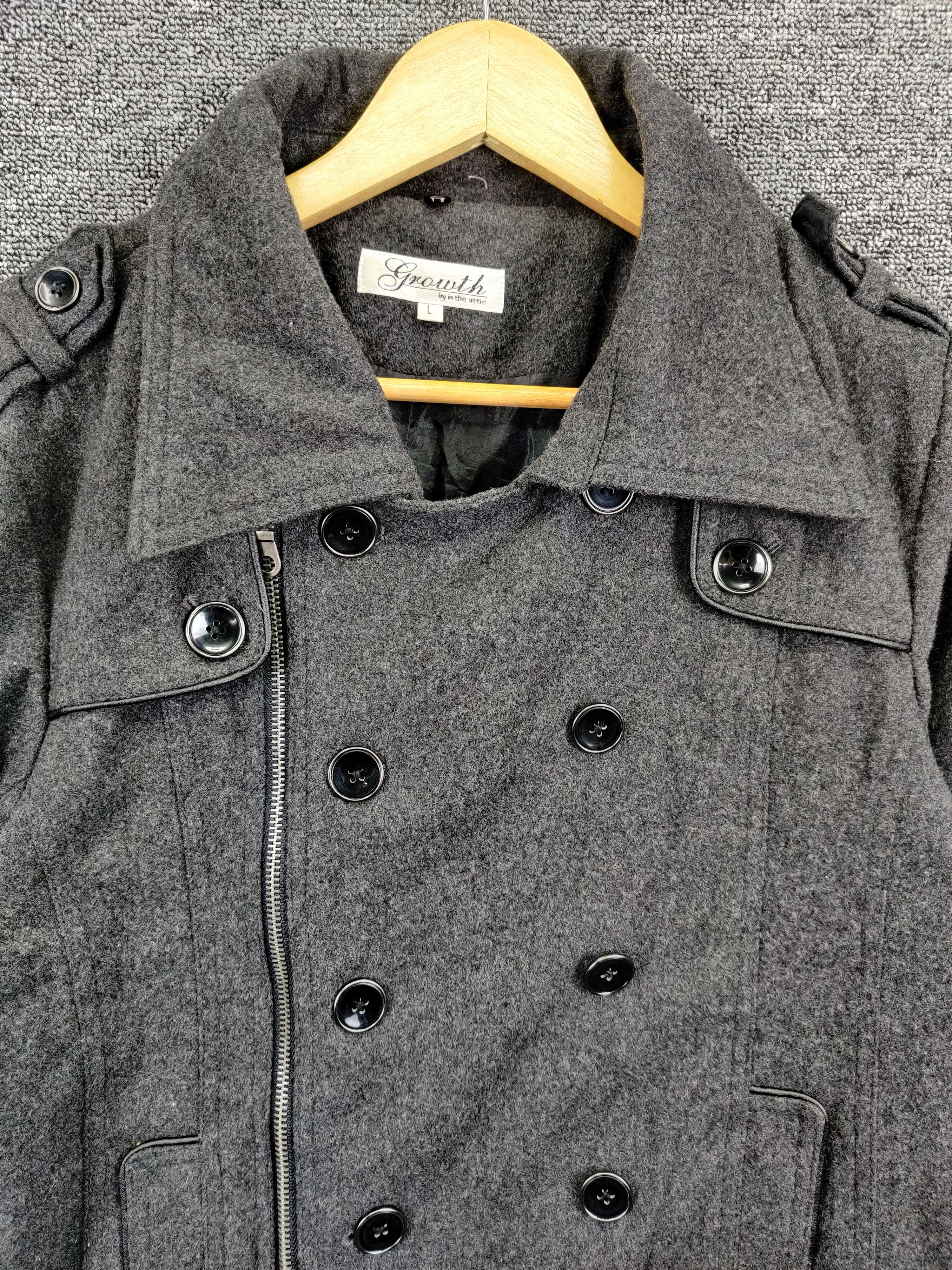 In The Attic Growth By In The Attic Wool Double Breasted Jacket Size US L / EU 52-54 / 3 - 8 Thumbnail