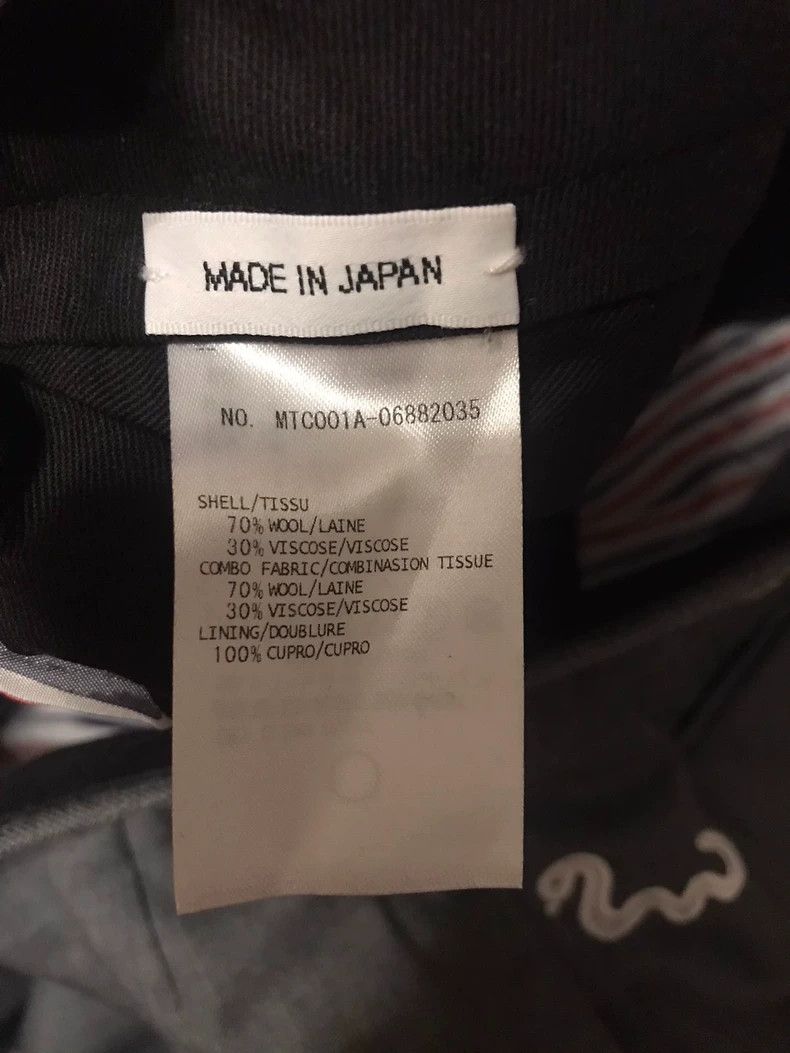 Thom Browne Thom Browne size3 Full wool material two-color patchwork ca Size US 27 - 5 Thumbnail