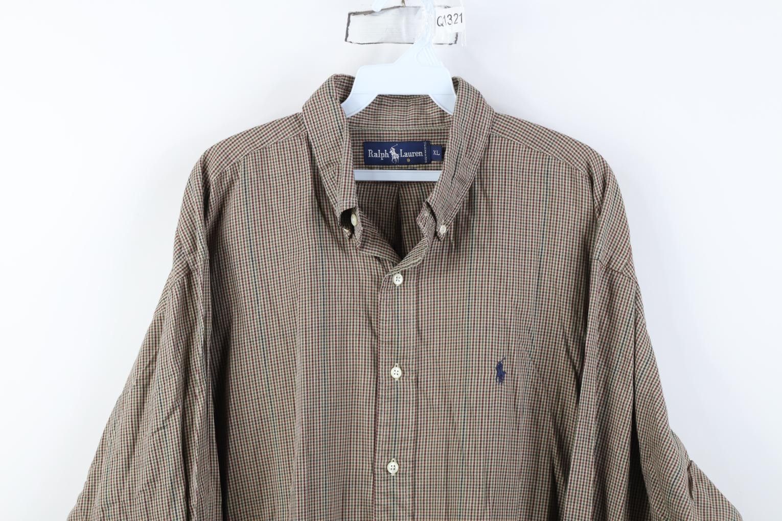 Polo Ralph Lauren Vintage 90s Ralph Lauren Collared Button Down Shirt Cotton Size US XL / EU 56 / 4 - 2 Thumbnail