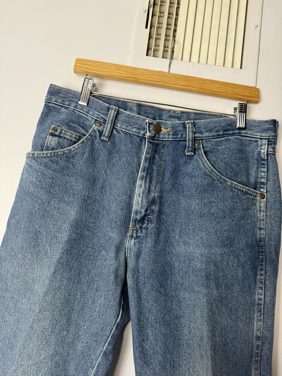 Wrangler Vintage Wrangler Blue Jeans Texas Western 33X27 Inches Bea Size US 33 - 2 Thumbnail