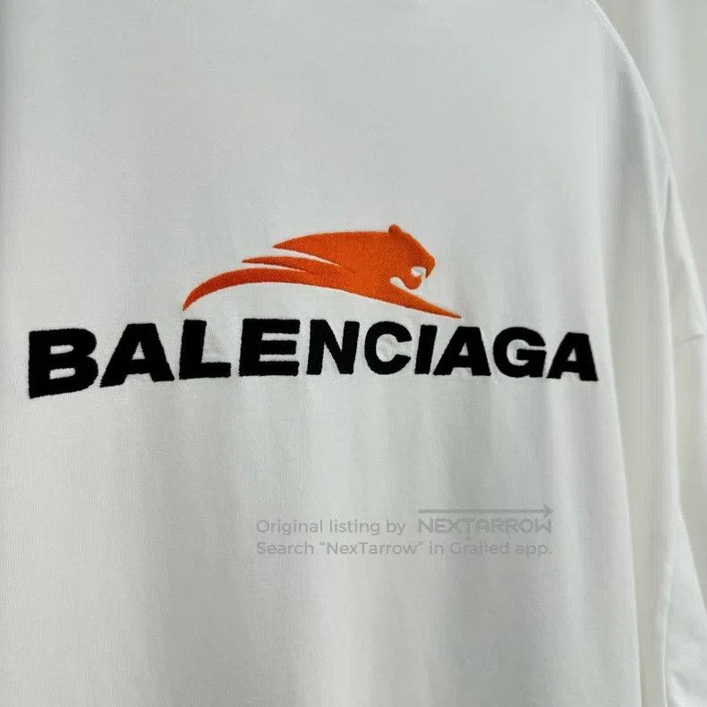 Balenciaga Balenciaga Embroidered Letter Short Sleeve Size US L / EU 52-54 / 3 - 6 Thumbnail