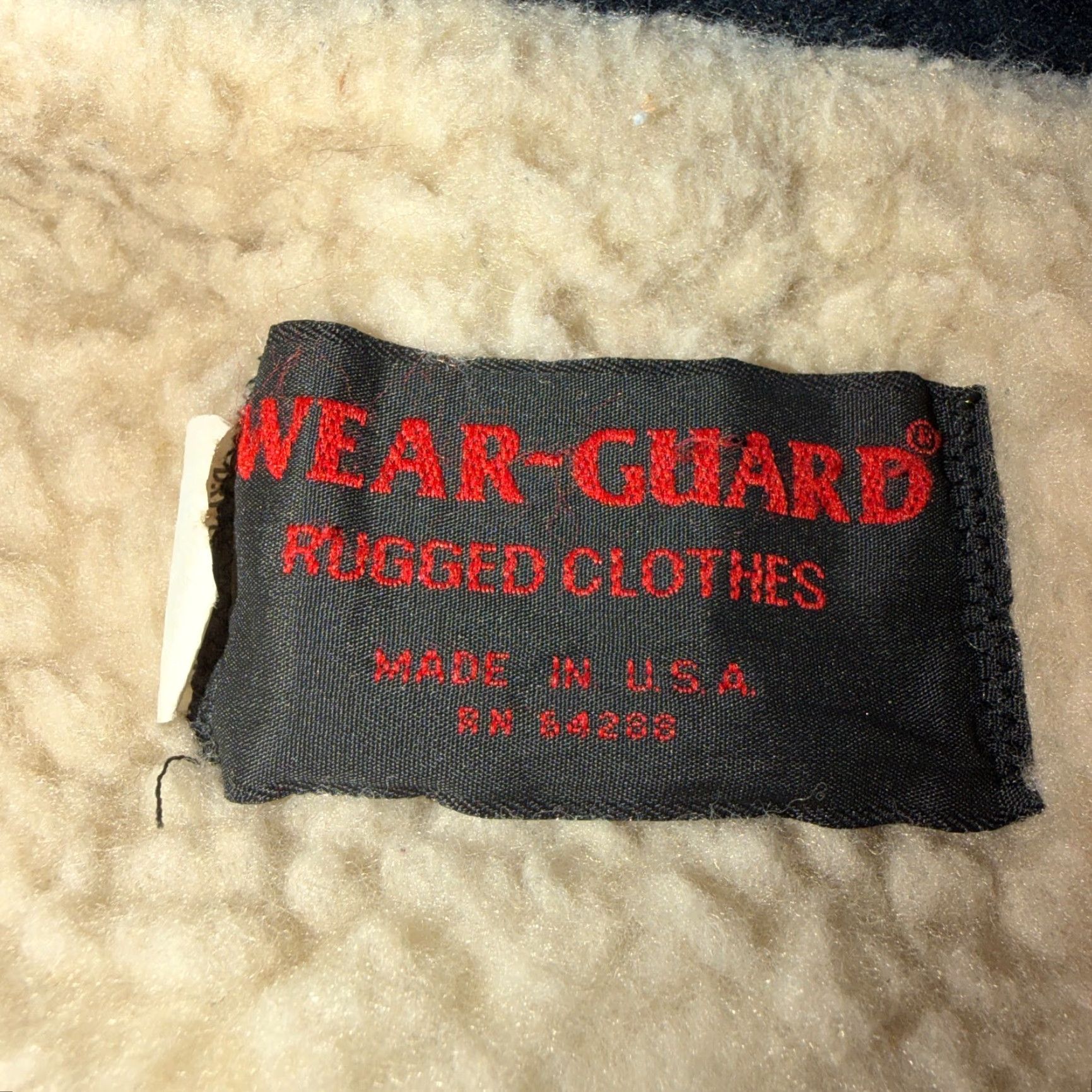 Vintage Vintage Wear-Guard Jacket Mens M Blue Bomber Faux Fur Collar Sherpa USA 80s Size US M / EU 48-50 / 2 - 3 Thumbnail