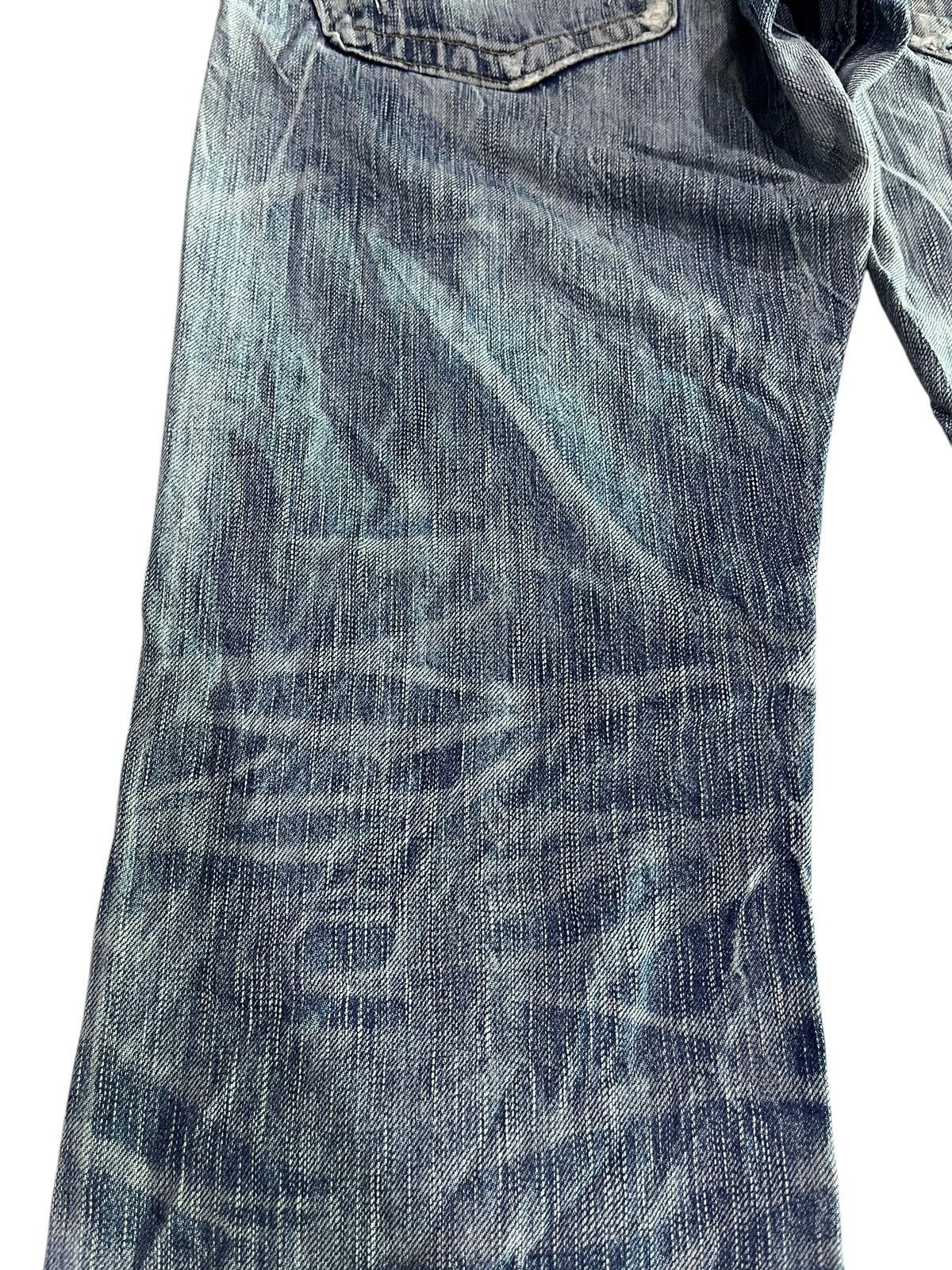 If Six Was Nine × Japanese Brand 🇯🇵 FLARE Y2K EDWIN BLUE TRIP 503 DENIM JEANS Size US 32 / EU 48 - 14 Thumbnail