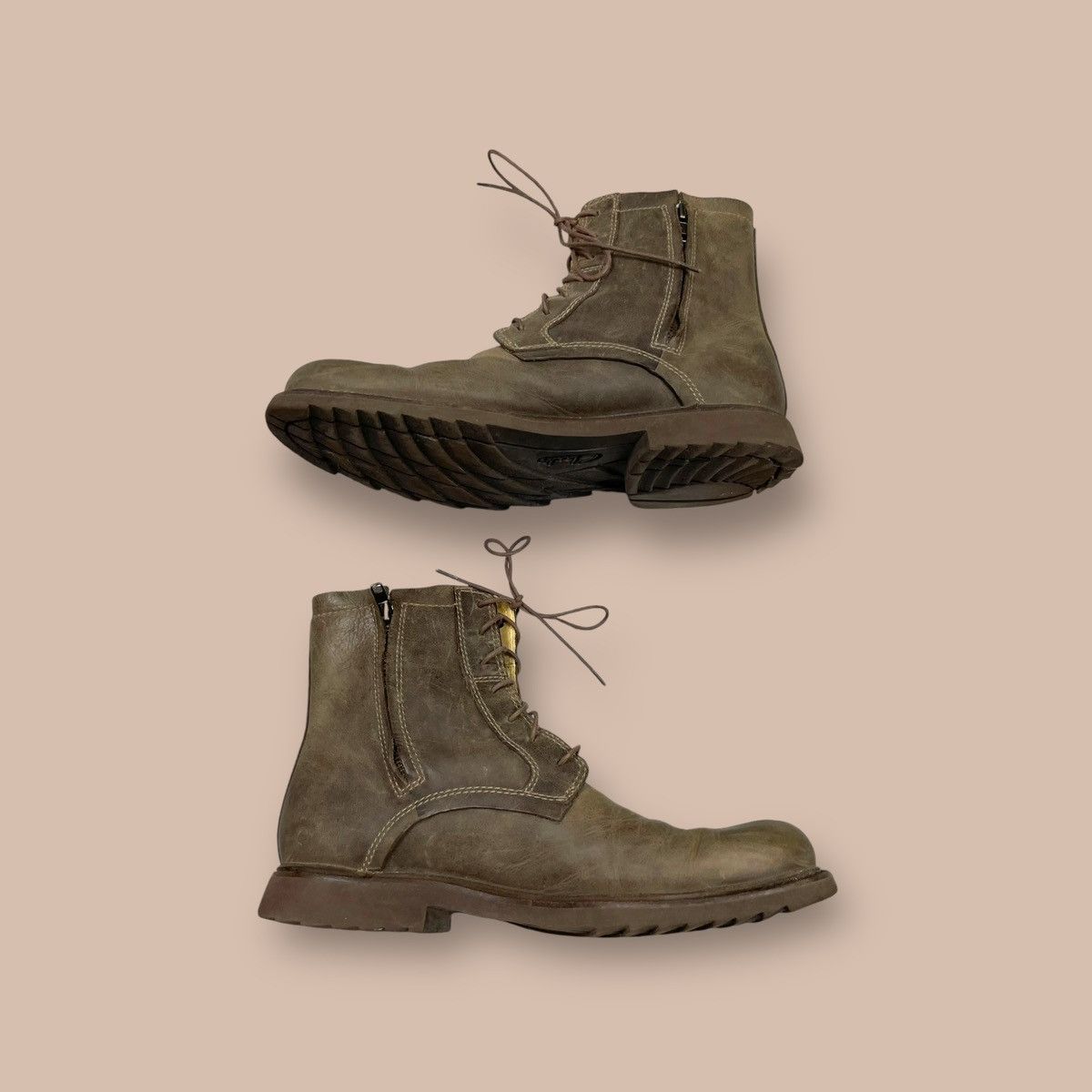 Clarks Clarks Zippers Lace-Up Combat Boots Size US 9 / EU 42 - 13 Thumbnail