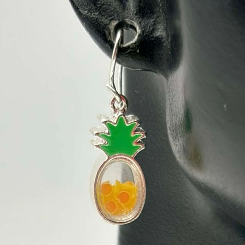 Other Yellow Pineapple Earrings Size ONE SIZE - 1 Thumbnail
