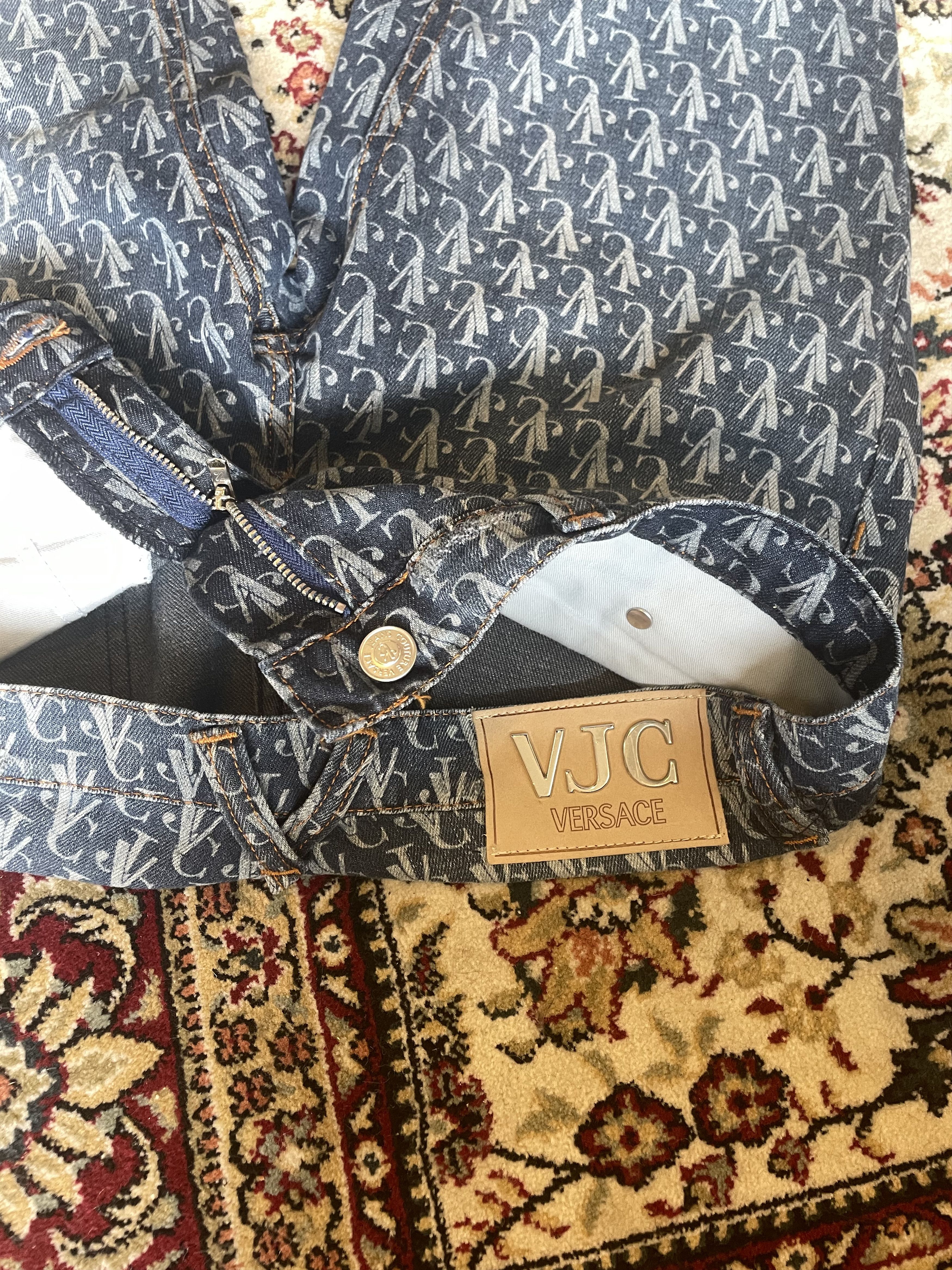 Versace Jeans Couture Versace Jeans Couture Printed Skinny Jeans Size 27" / US 4 / IT 40 - 1 Thumbnail