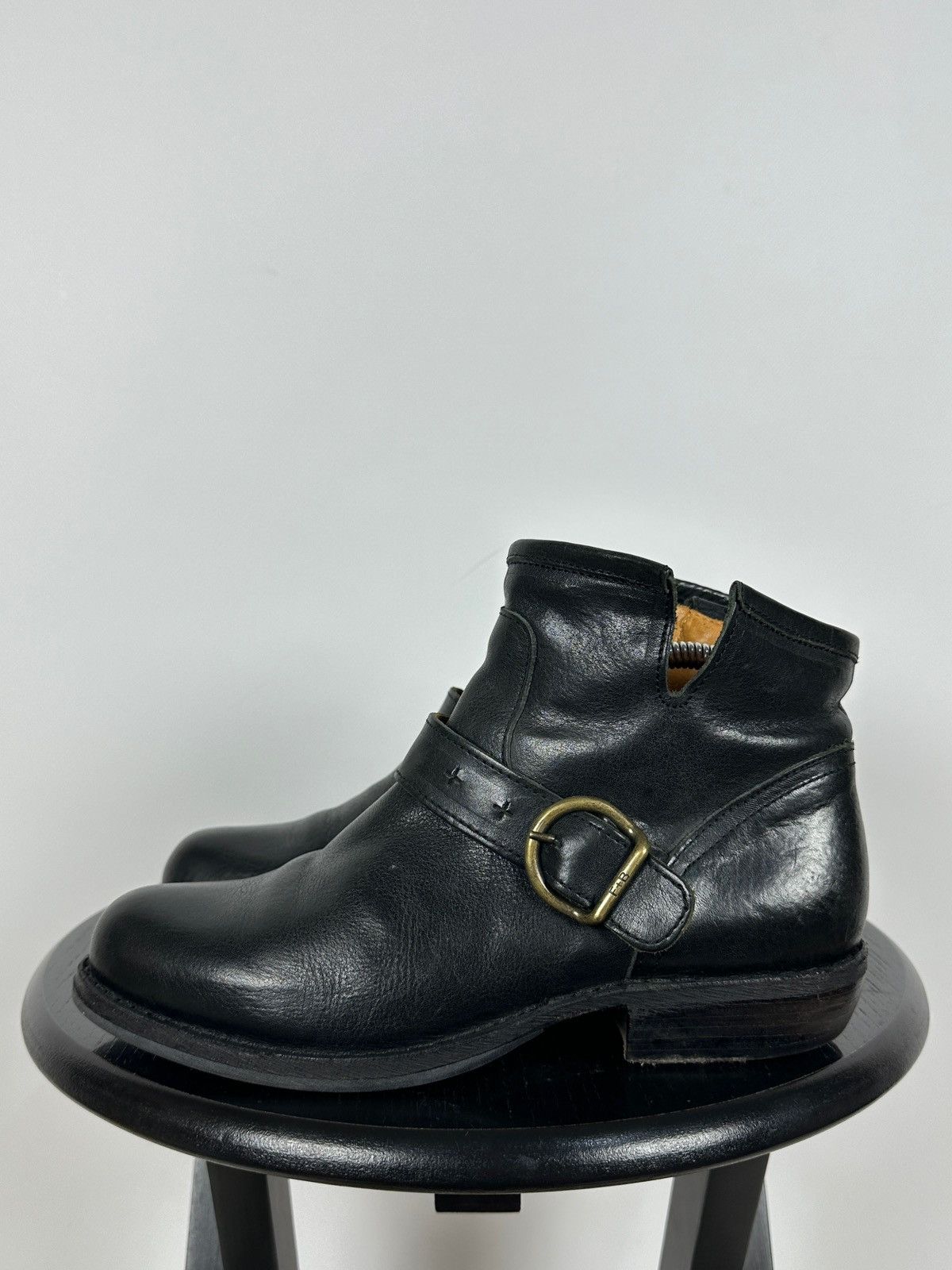 Fiorentini + Baker Fiorentini + Baker Carnaby Chad Black Leather Biker Boots Size US 7 / IT 37 - 2 Thumbnail