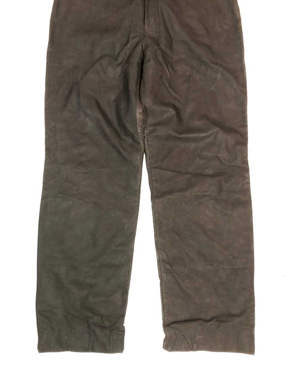 Leather × Vintage Benany Leather Biker Pants Vintage Size US 30 / EU 46 - 2 Thumbnail