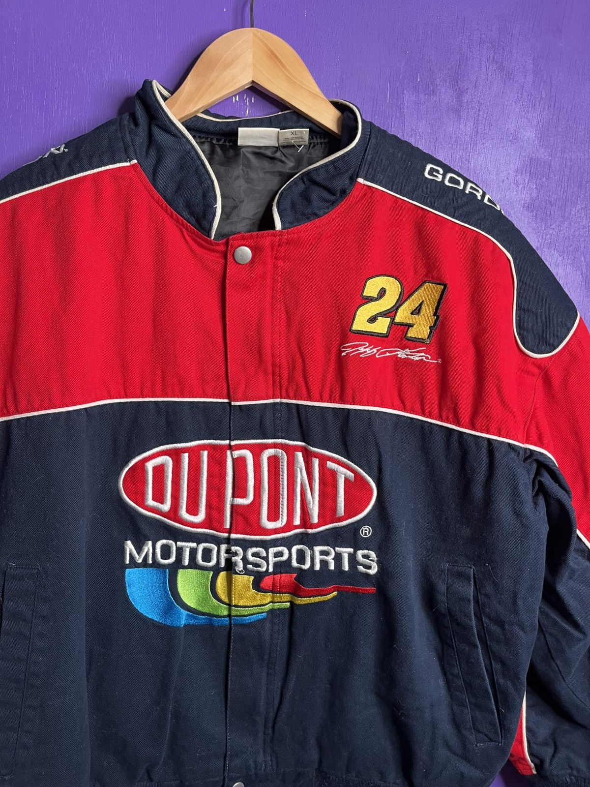 NASCAR × Vintage Vintage 90s NASCAR OU point Jeff Gordon jacket Size US L / EU 52-54 / 3 - 3 Thumbnail