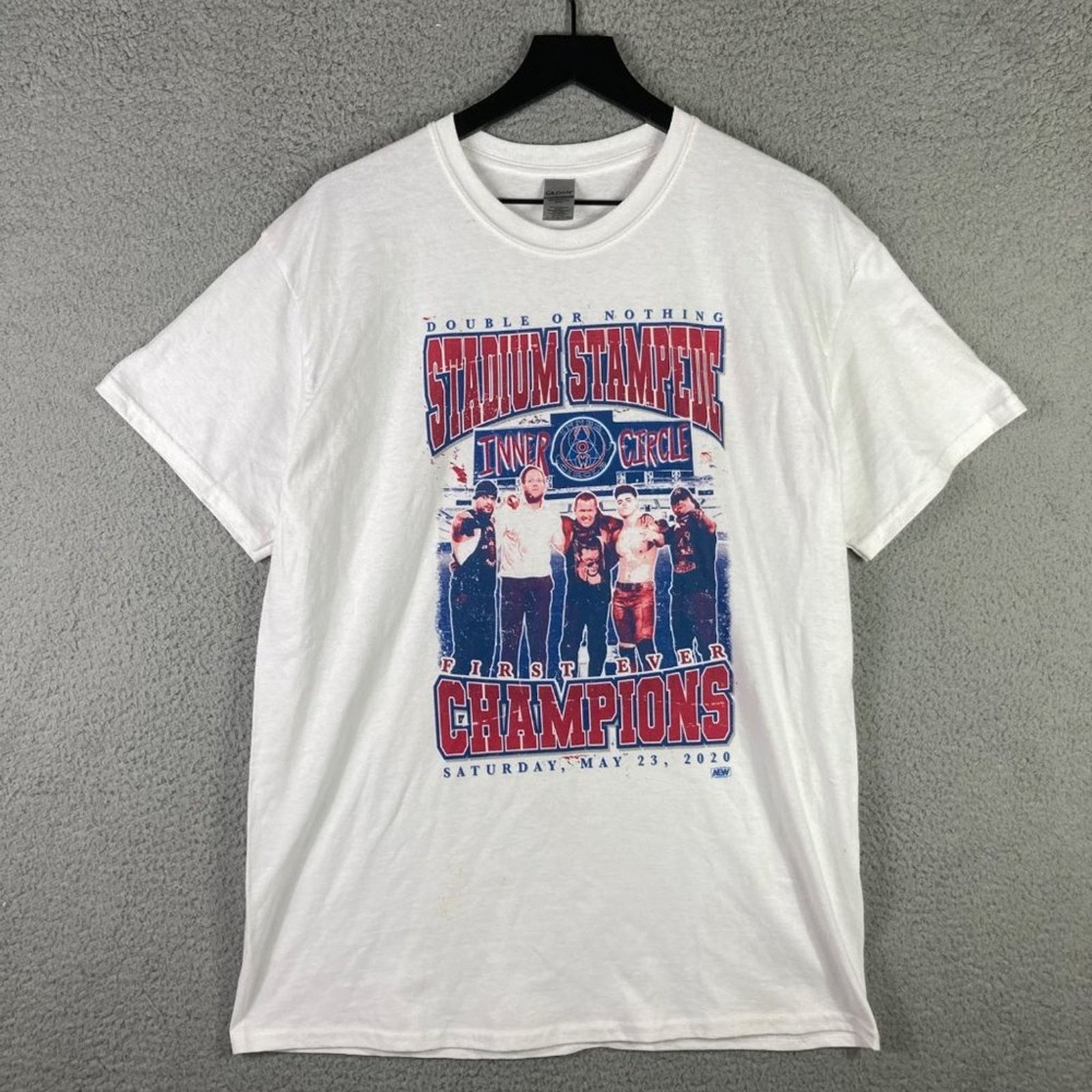 Gildan Inner Circle Stadium Stampede 2020 T-Shirt Mens Size Large Size US L / EU 52-54 / 3 - 1 Thumbnail