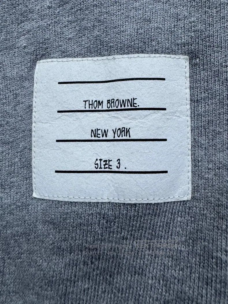 Thom Browne Thom Browne Light gray hoodie Size US L / EU 52-54 / 3 - 4 Thumbnail