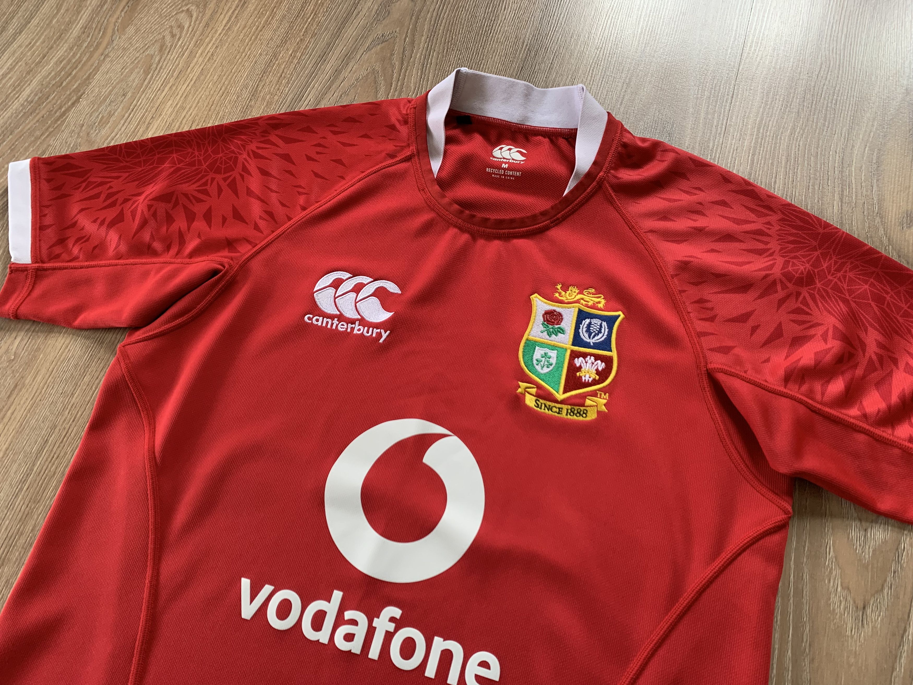 Canterbury of New Zealand Canterbury British and Irish Lions Vodafone Jersey Size US M / EU 48-50 / 2 - 4 Thumbnail