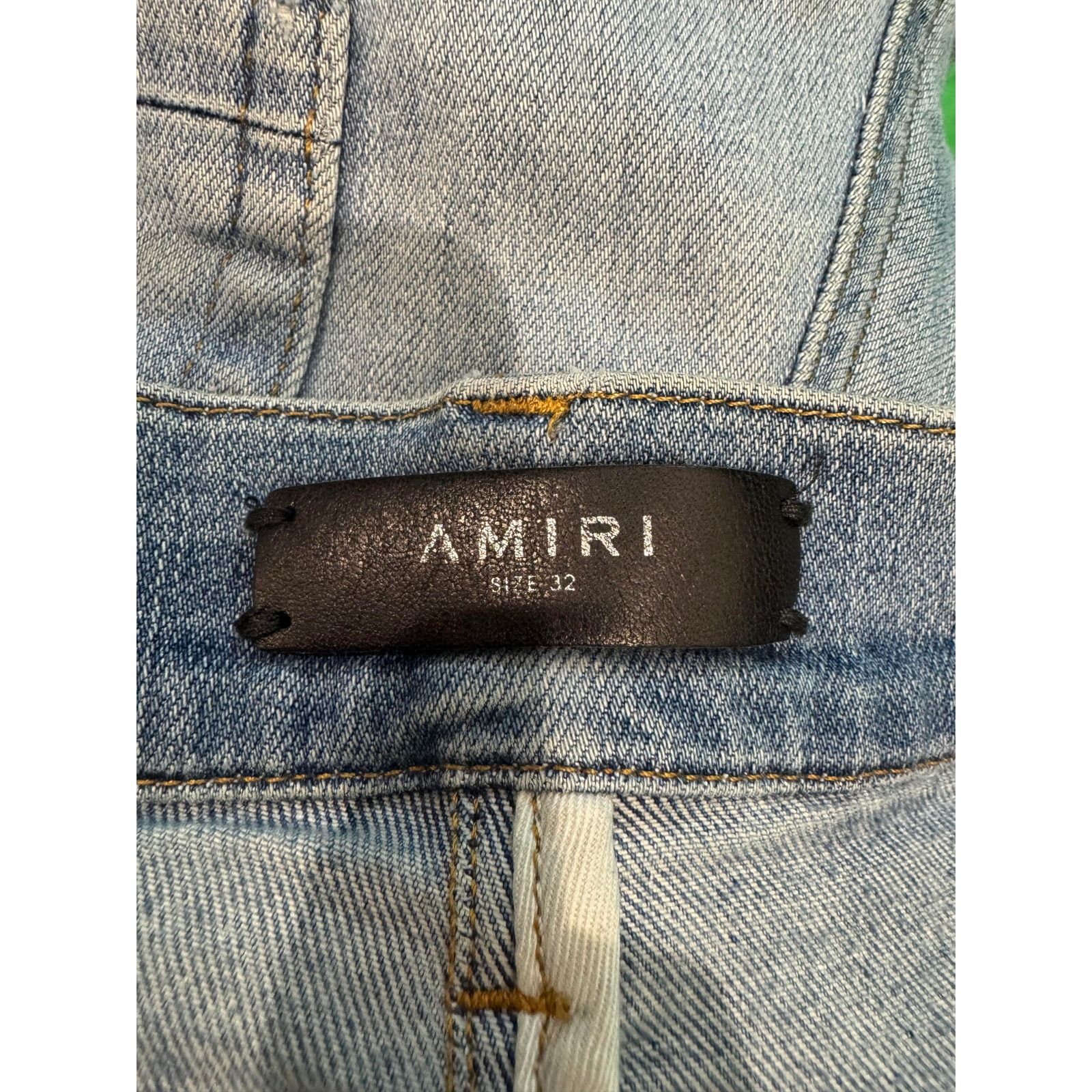 Amiri Amiri Thrasher Multi Color Light Wash Jeans Size US 32 / EU 48 - 5 Thumbnail