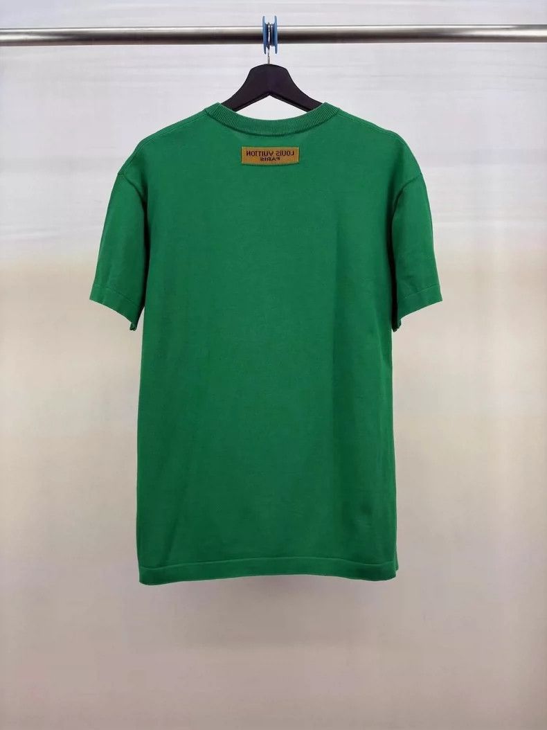 Louis Vuitton Louis Vuitton Green Knit Logo Short Sleeve Shirt -2505 Size US S / EU 44-46 / 1 - 2 Thumbnail